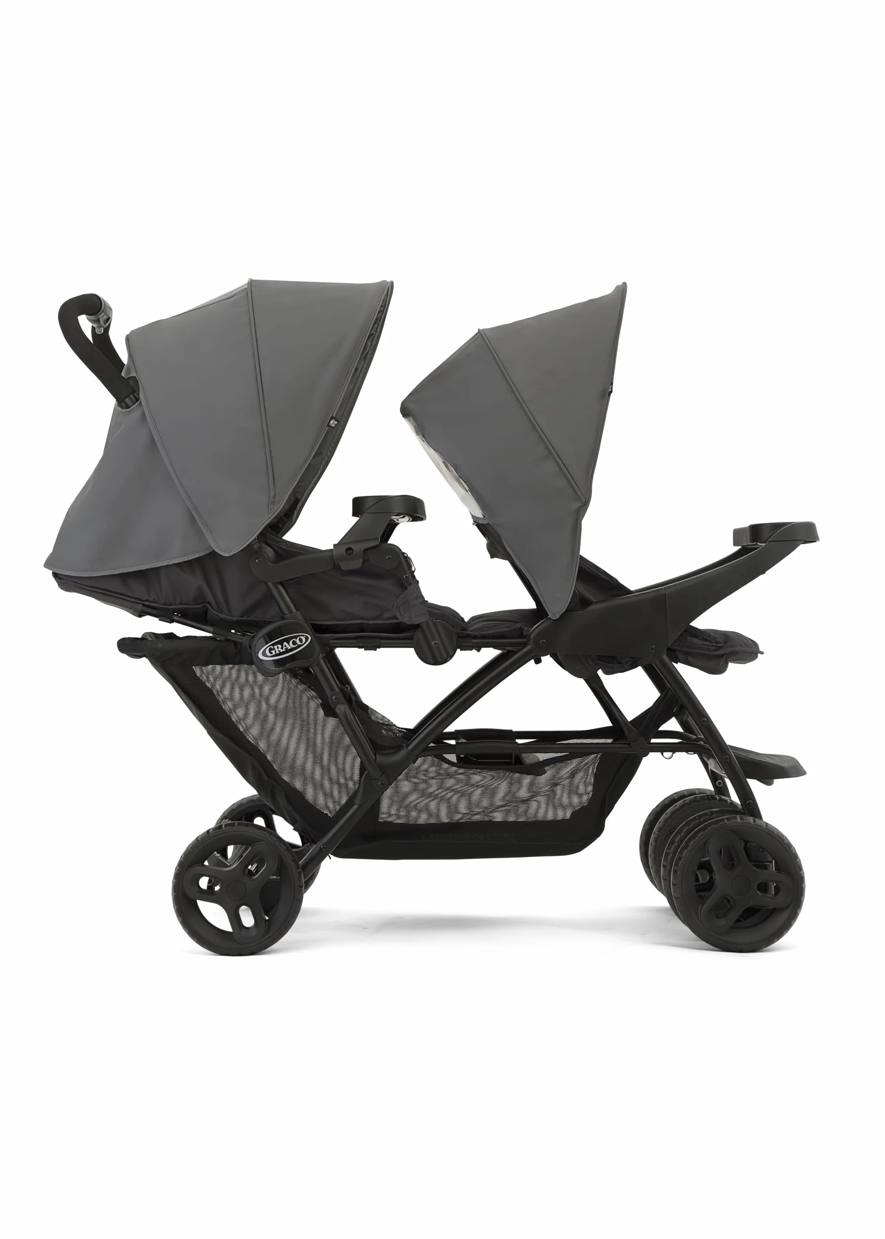 Graco Stadium Duo Poussette double 0-15 kg pliable Titanium