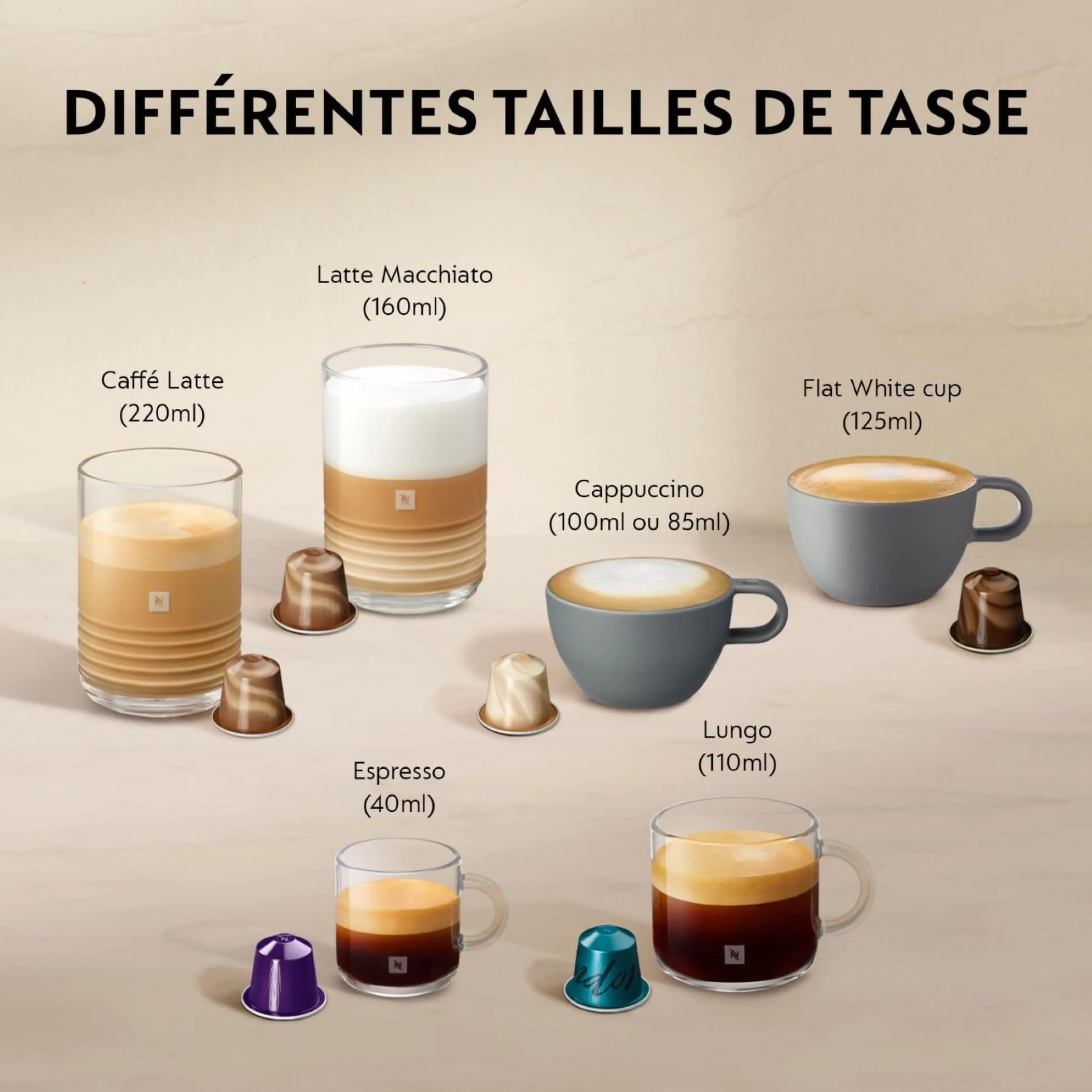 Nespresso EN 640.B Gran Lattissima, Noir