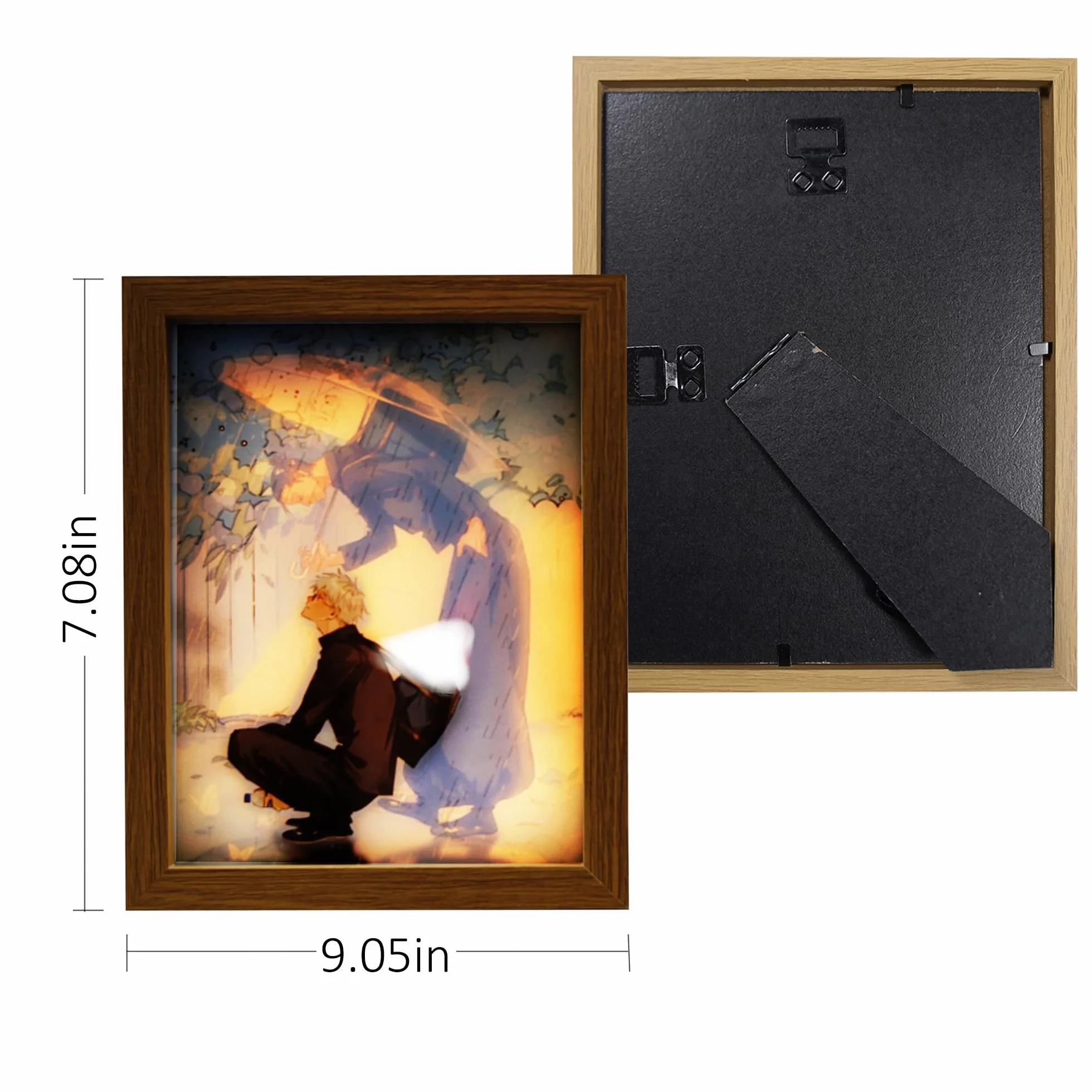 FunLake Jujutsu Kaisen Peinture LED Murale Gojo Satoru Geto Suguru Cadre Bureau