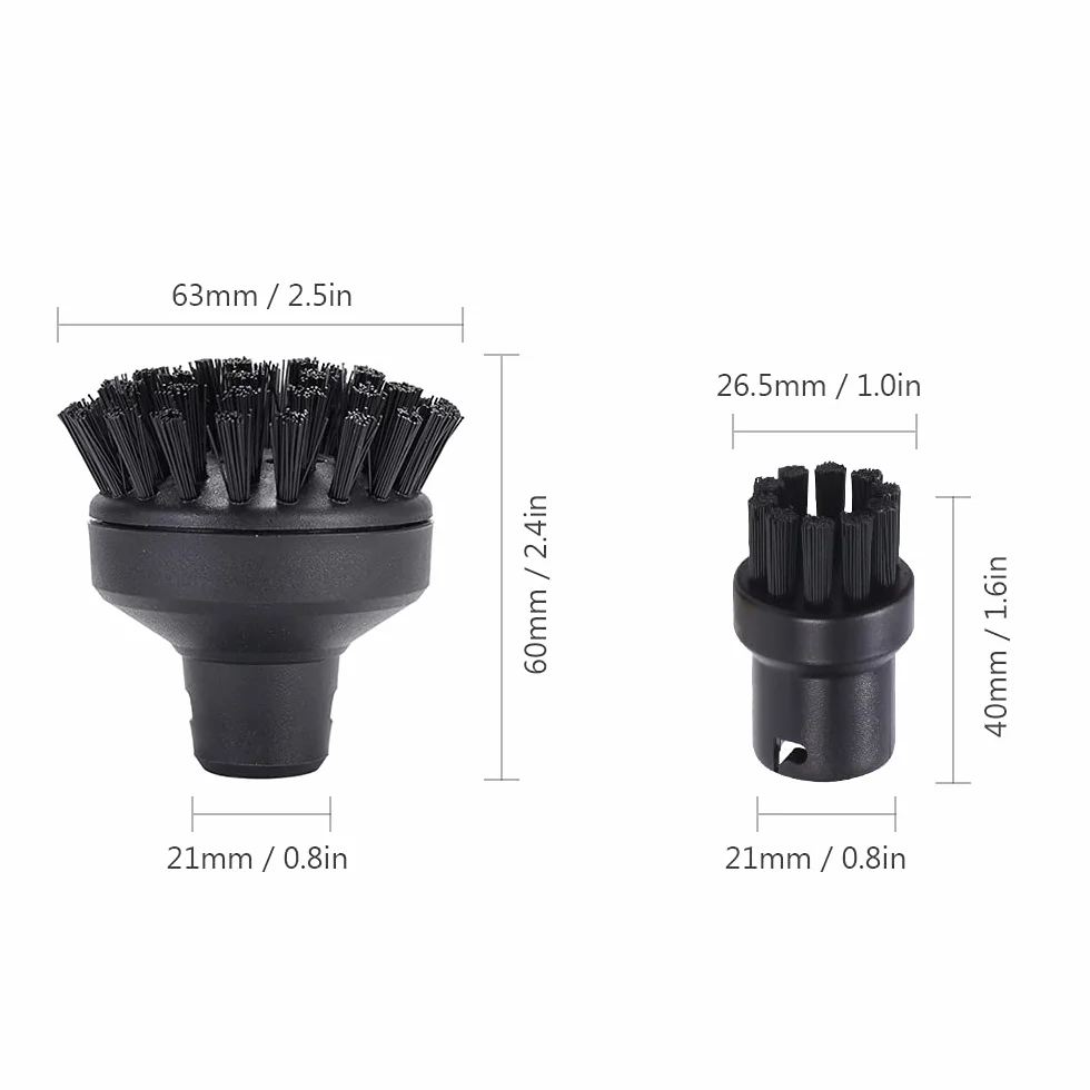 Nettoyeur à Vapeur Accessoires Buses Rondes 5 Pcs pour Karcher SC1 SC2 SC3 SC4 SC5 SC7 CTK10