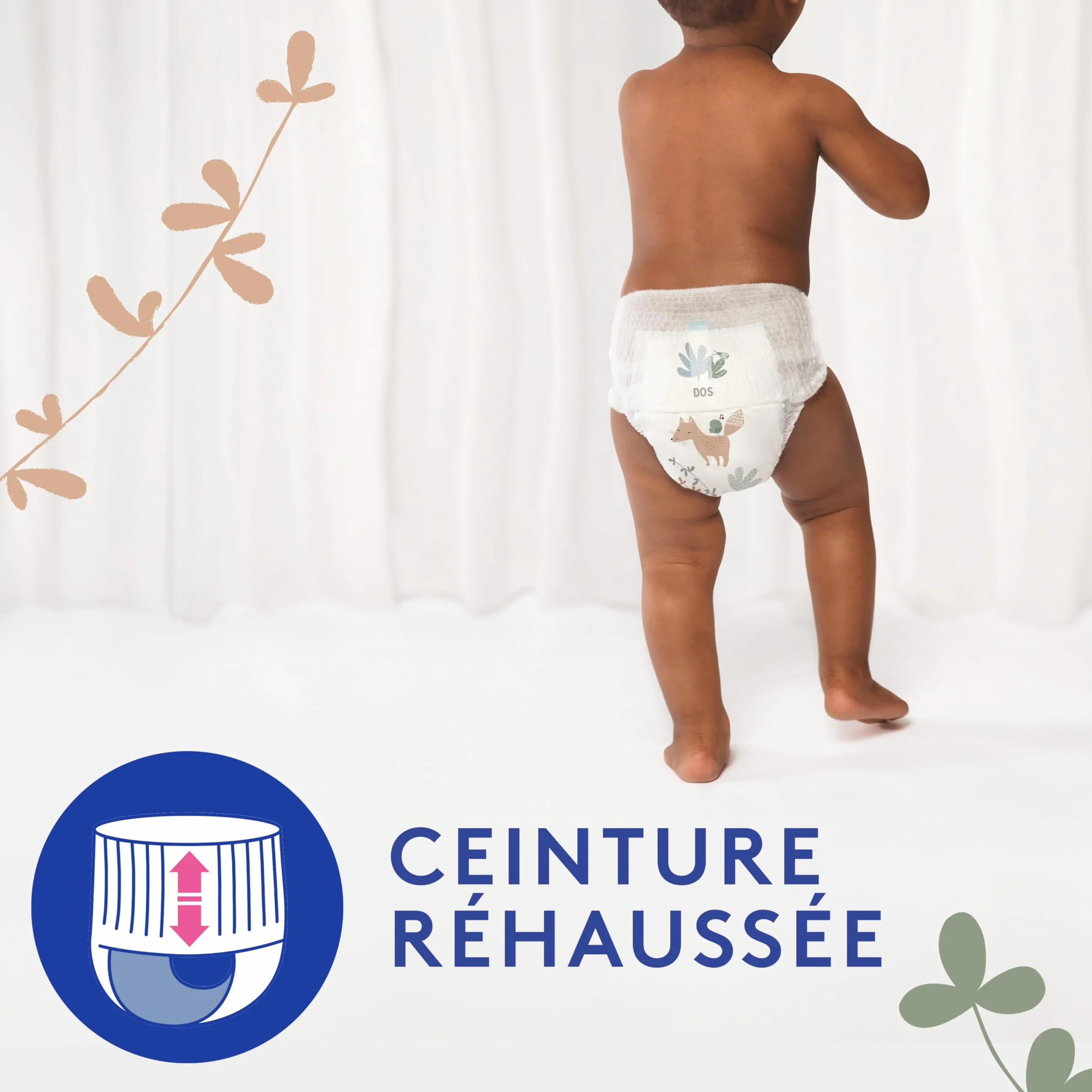 Lotus Baby Douceur & Confort Culottes Taille 6 (16-26 kg) Pack 1 mois 112 culottes