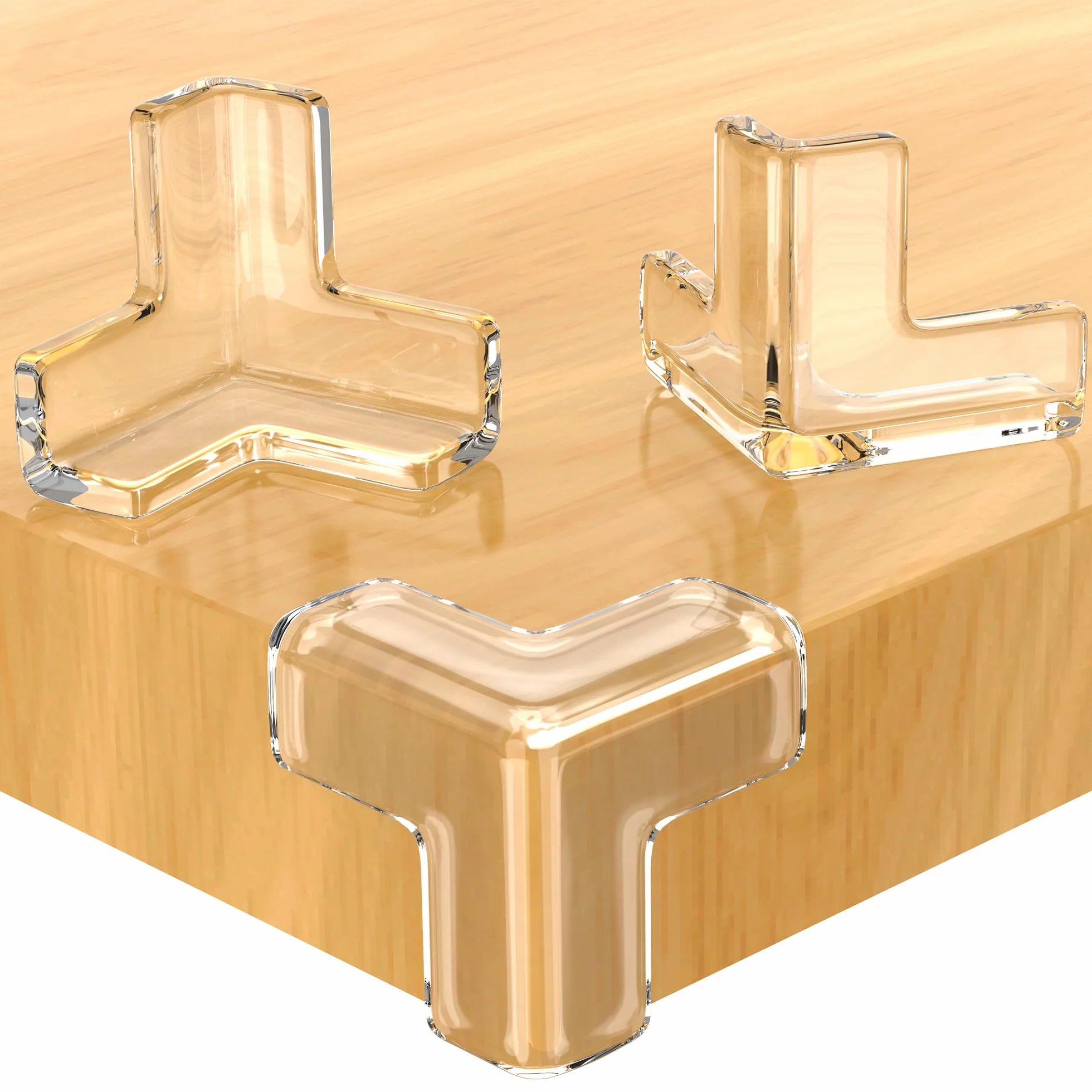 Elalove Protection Bébé Coins de Table Forme de T 3.3x3.3x3.3 cm