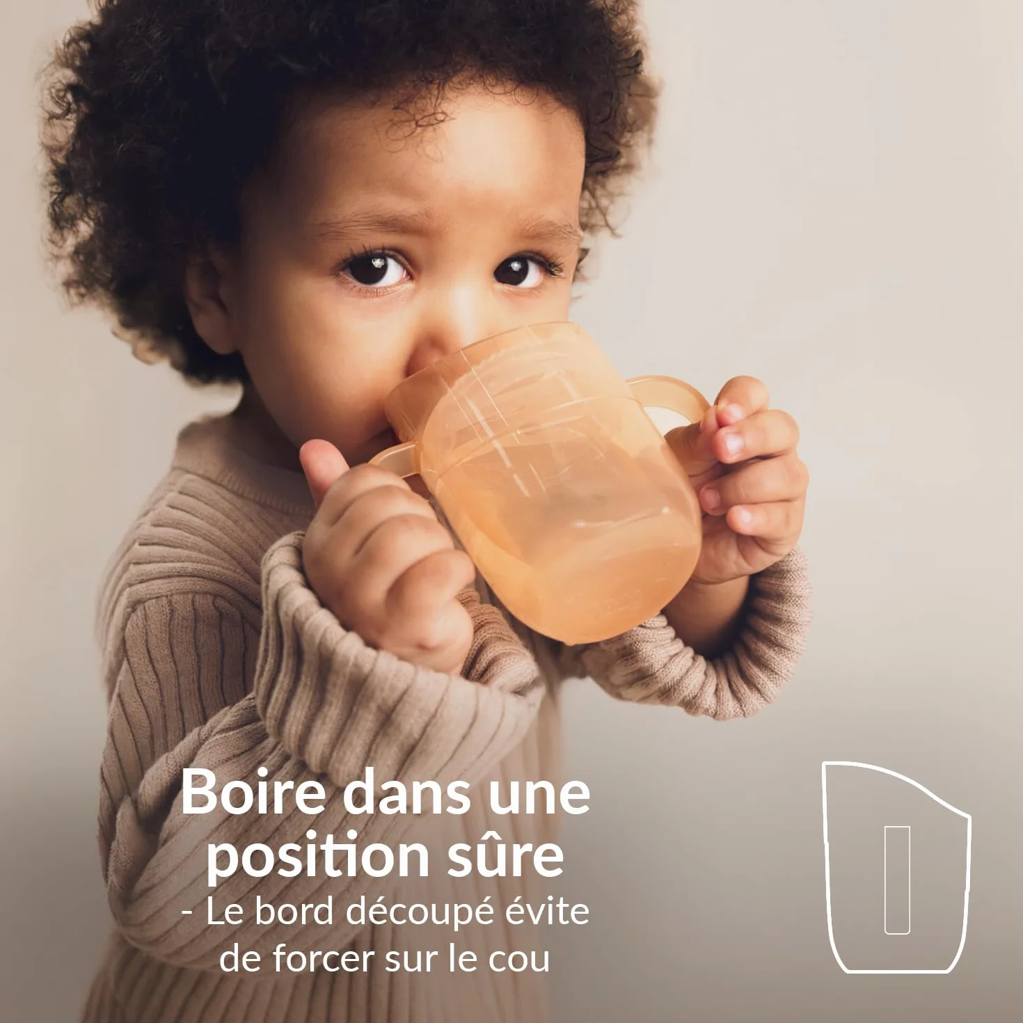 Difrax LOVI Genius Tasse d’Apprentissage Bébé 150 ml Débit Lent Vert