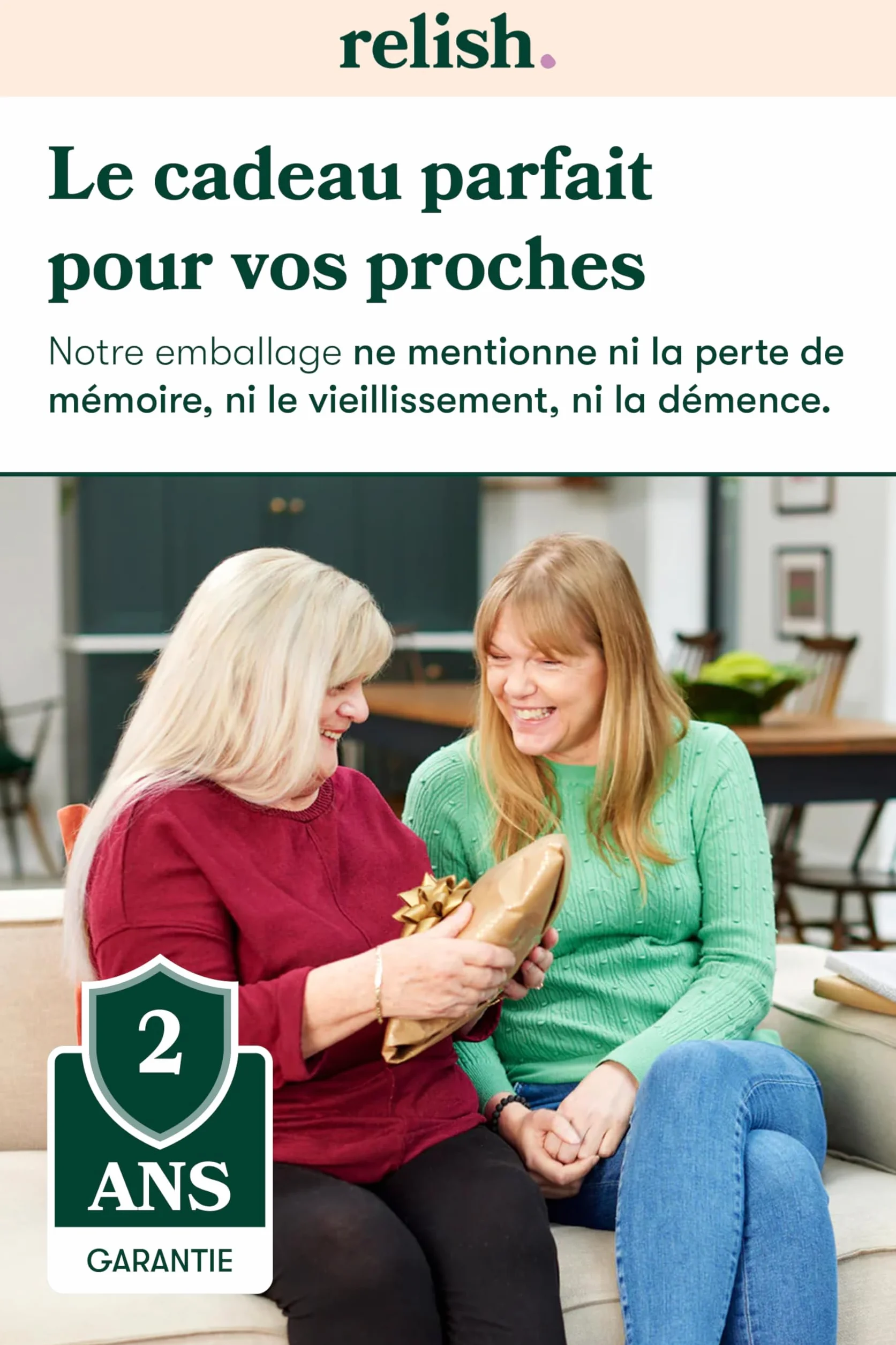 Relish Horloge numérique avec concentrateur de tâches quotidiennes calendrier grand écran