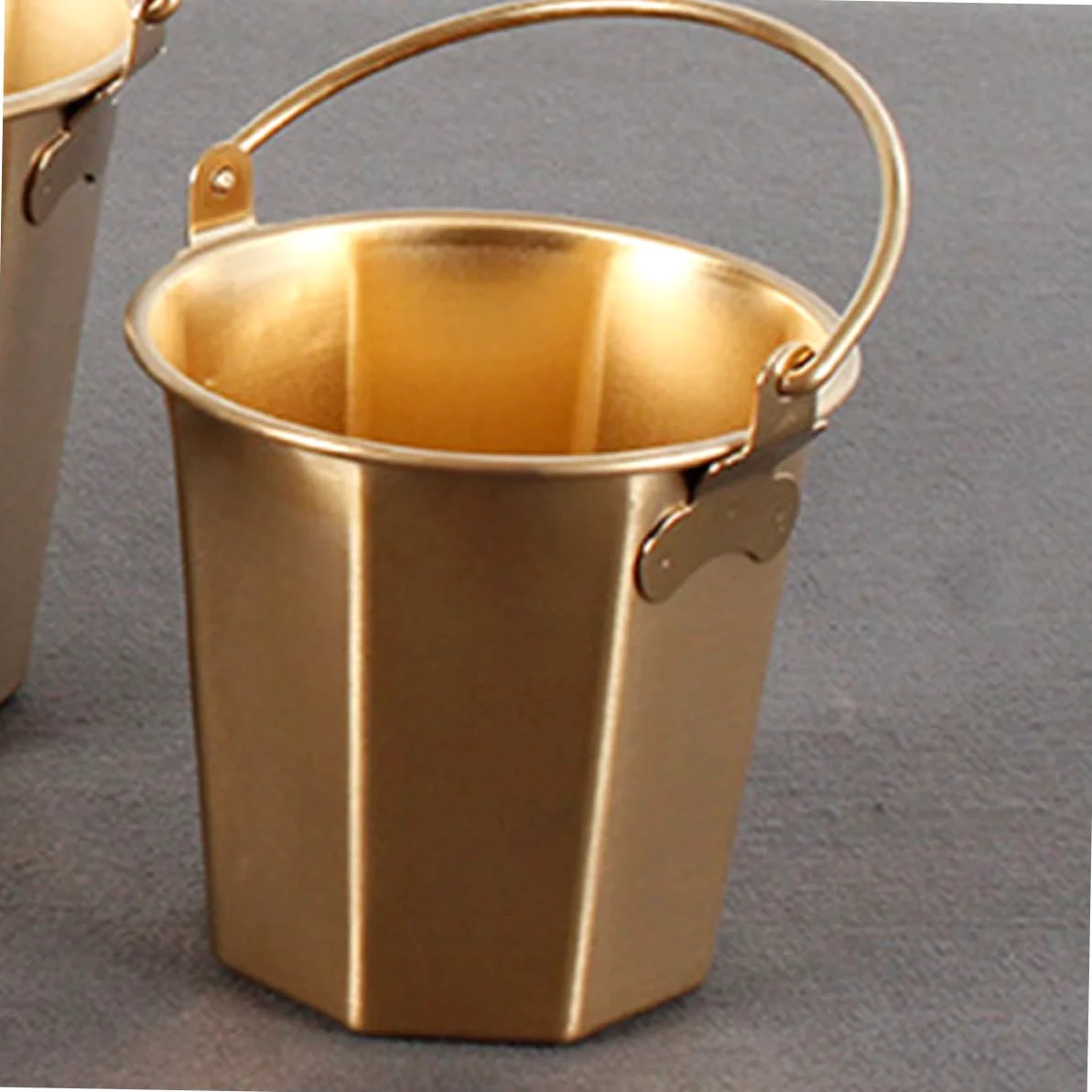 BESPORTBLE 3 Pièces seau de camping seau d'alimentation seau à plâtre récipient à huile seau à huile seaux d'eau Seau en acier inoxydable Seau à poignée godet capacité récipient à lait