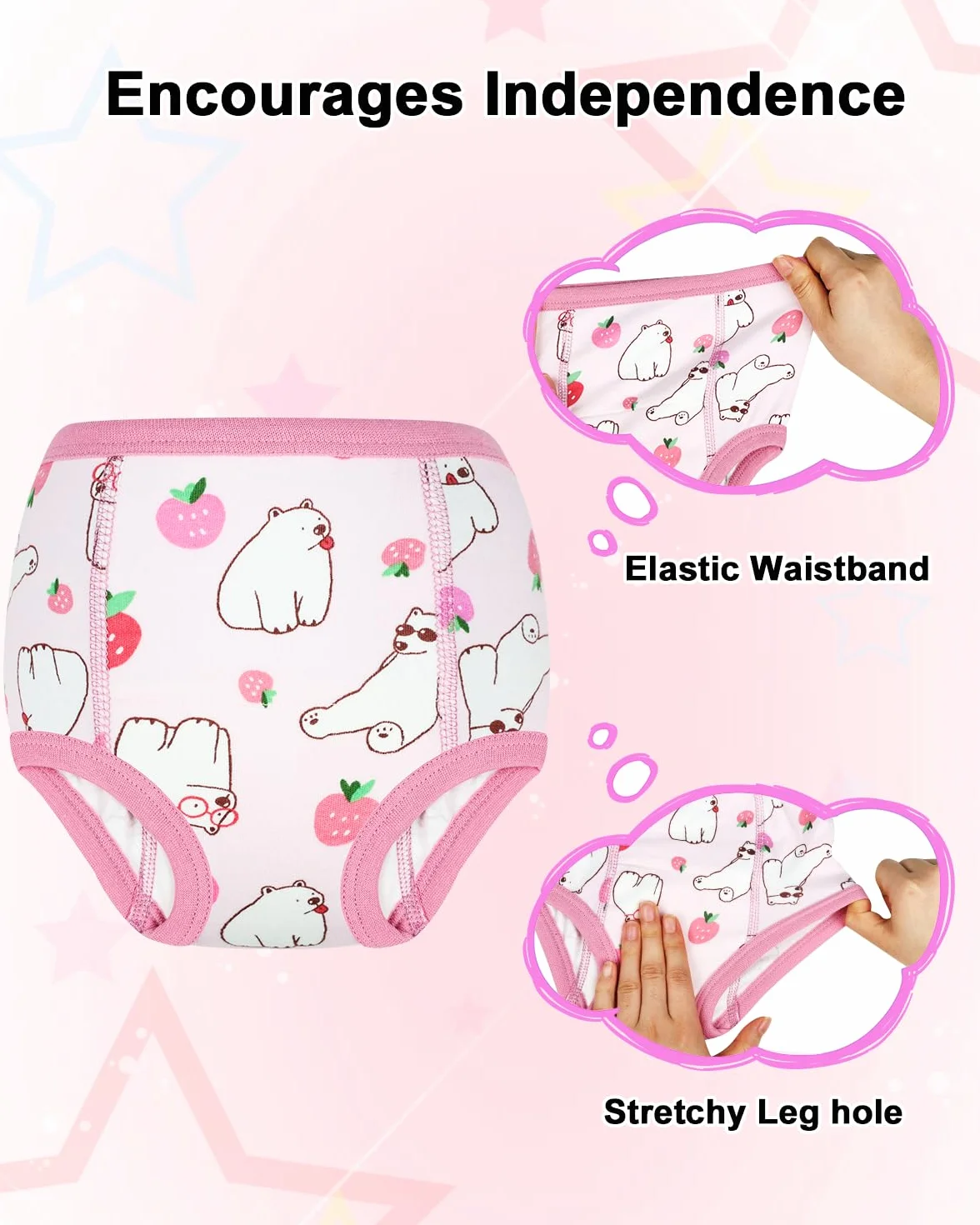 MOEMOE BABY Culotte Apprentissage Propreté Garcon 4 Paquets
