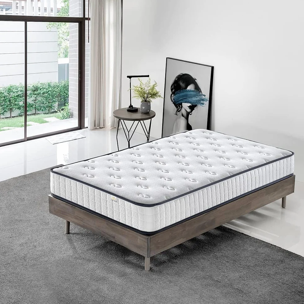Matelas 90x190 Mousse A Mémoire 22 cm Haute Resilience Réversible