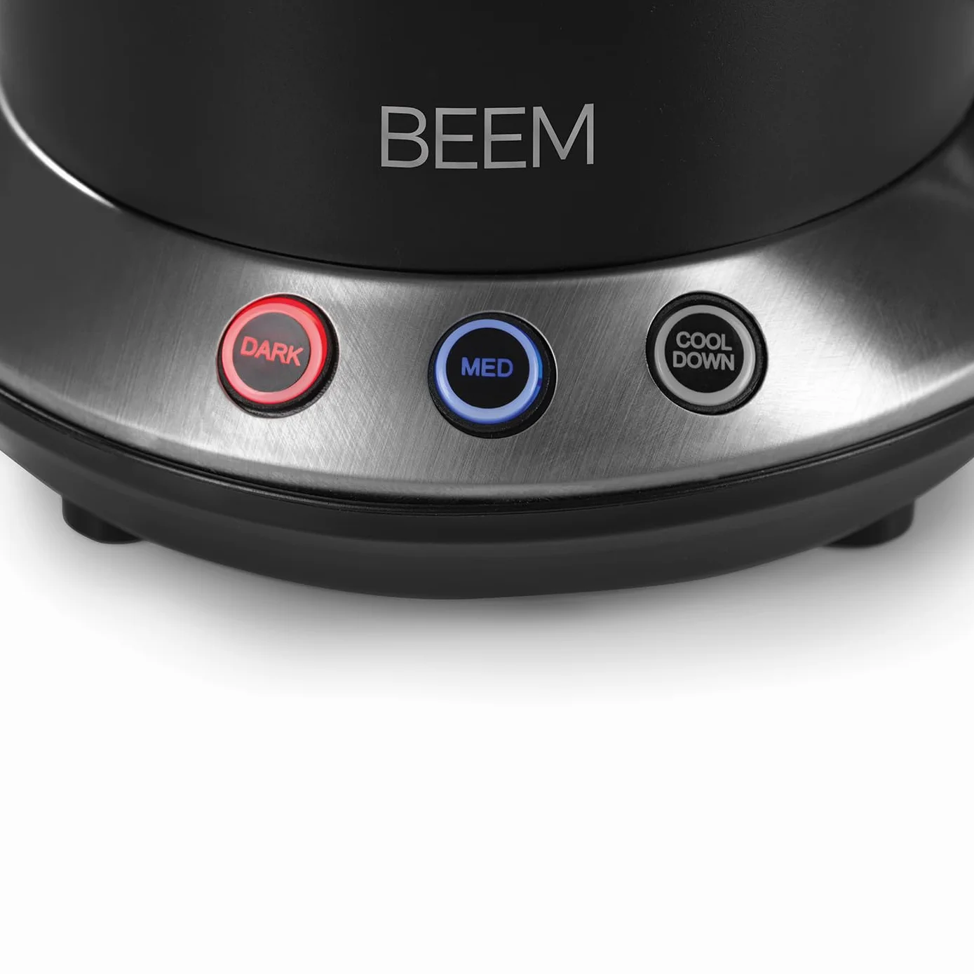 BEEM ROAST-PERFECT Torréfacteur acier inoxydable 200 g café brésil grain entier non torréfié 2 degrés torréfaction réglables