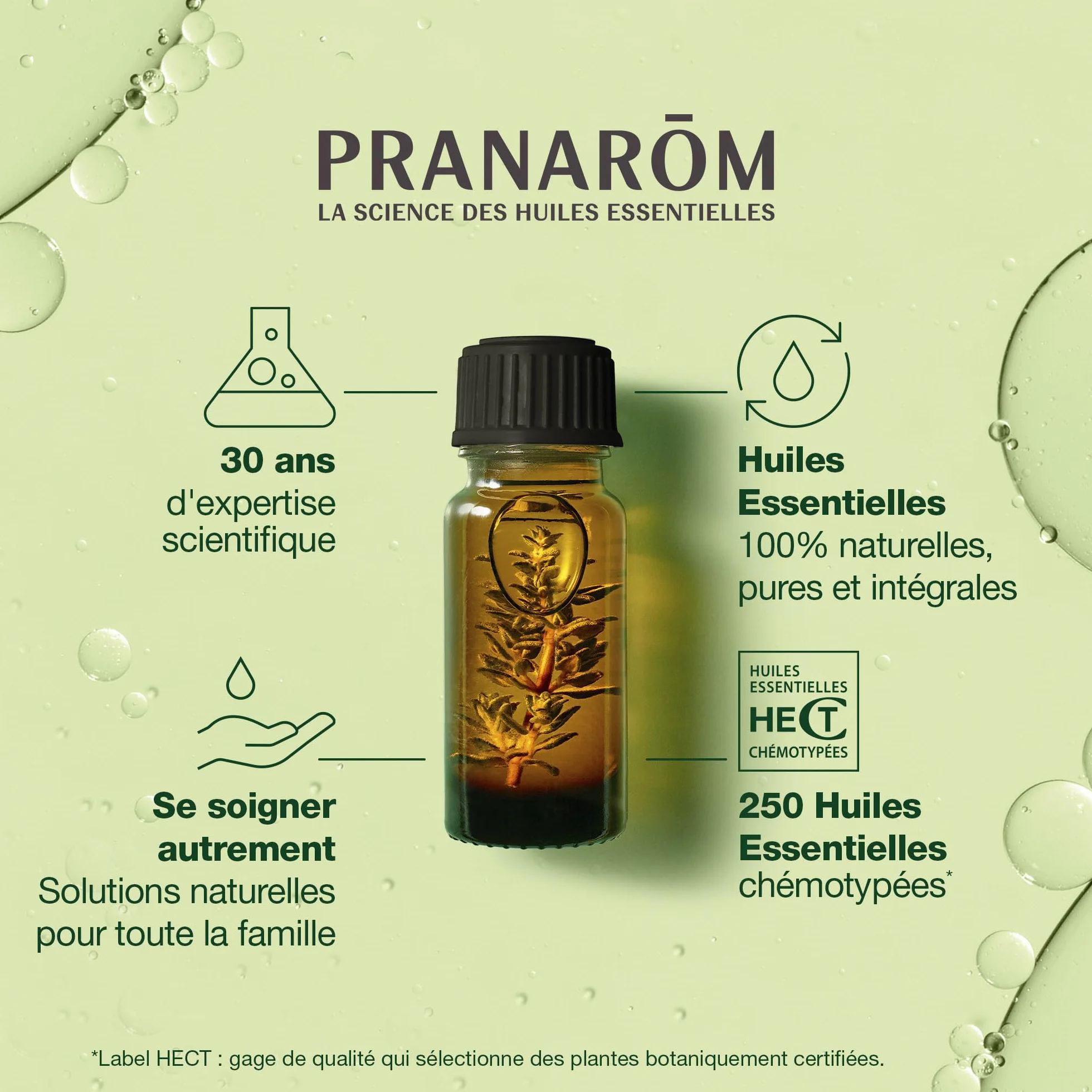 Pranarôm Baume Pectoral Bébé Huiles Essentielles Bio Vanille Madagascar 40 ml