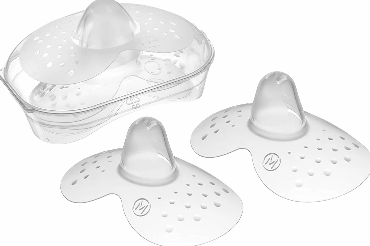 MAM Lot de 2 protège-tétons Silicone SkinSoft Taille M pour bébé