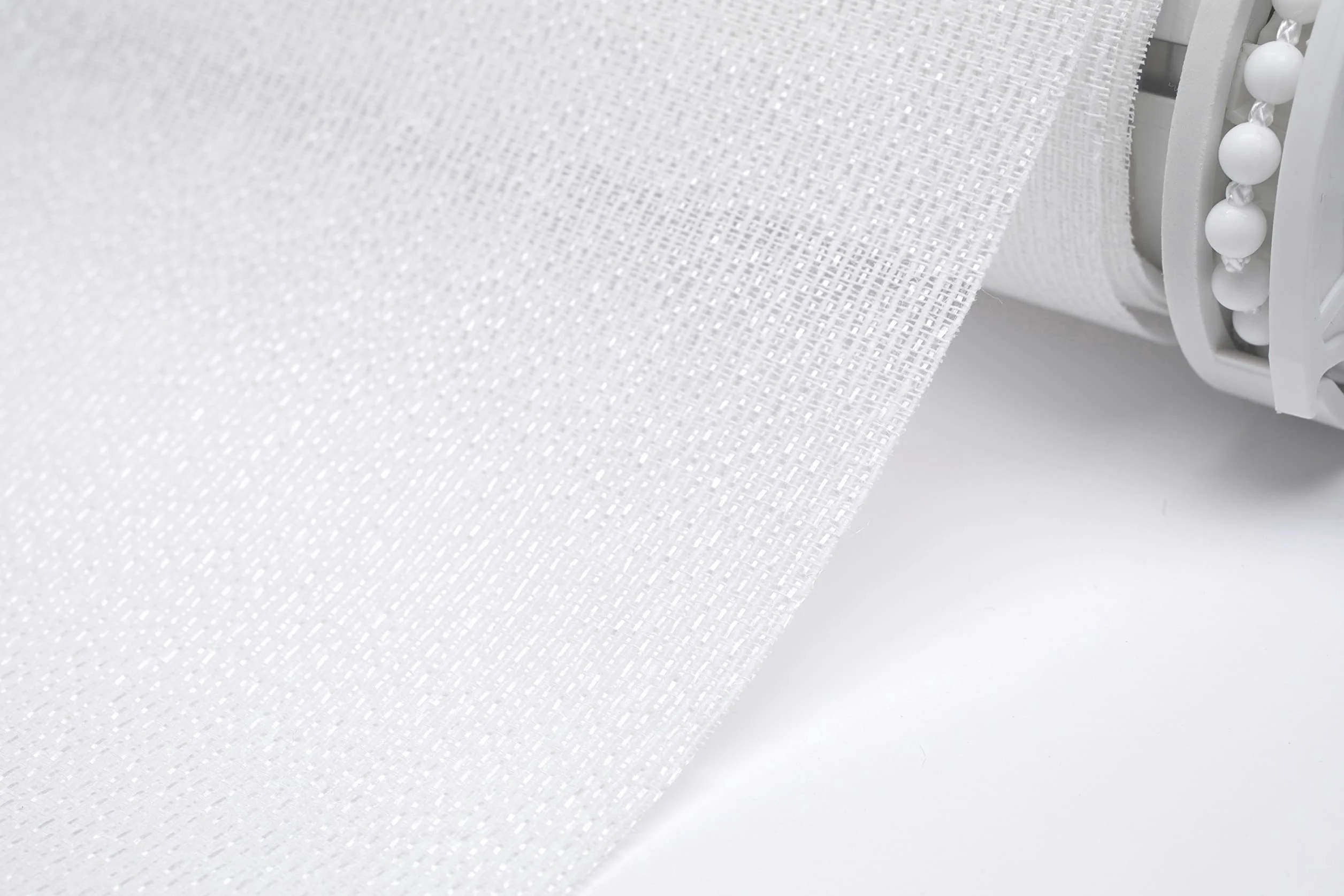 Blindecor Belmont Store Enrouleur Tissu translucide Blanc 150 x 270 cm