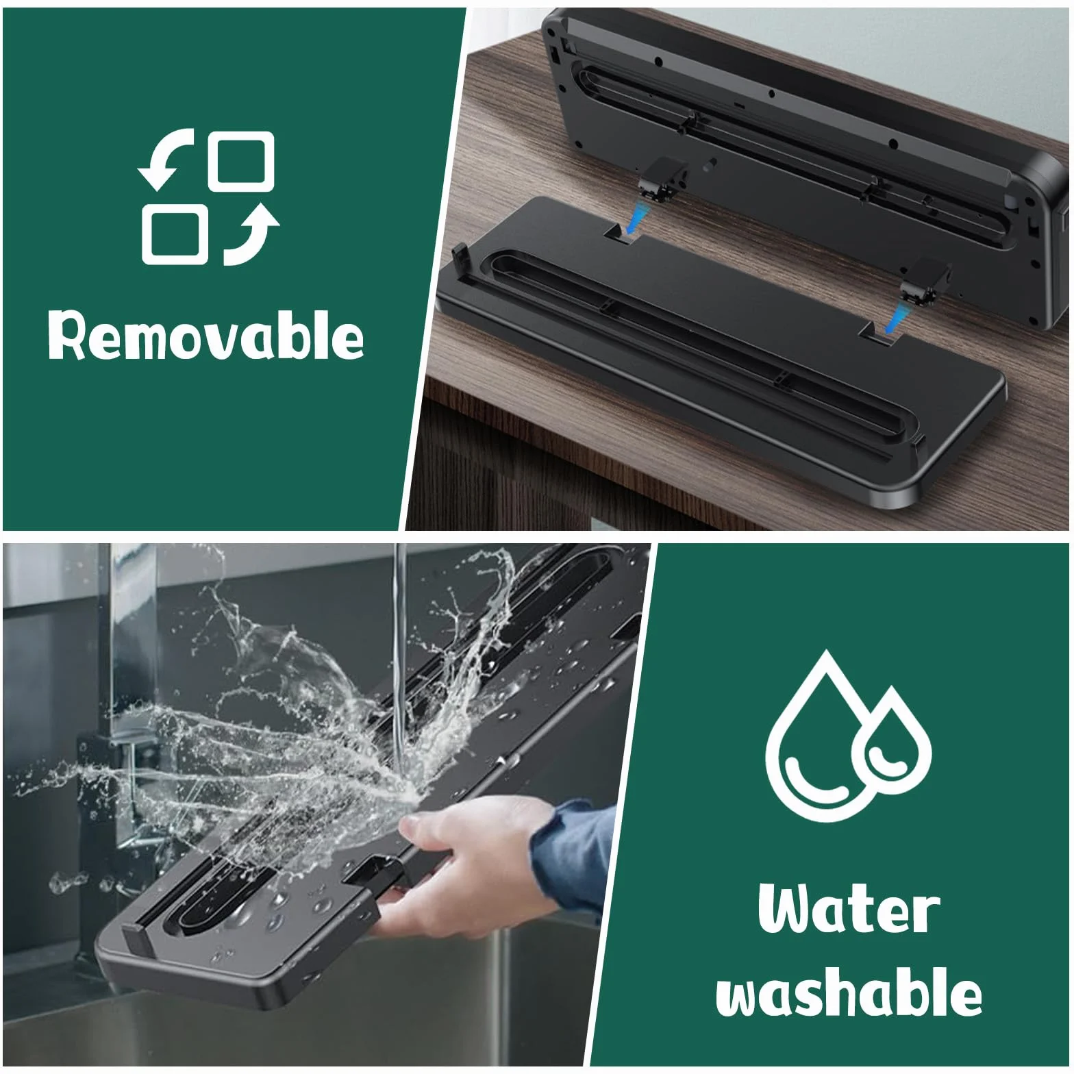 Machine de Mise sous Vide Professionnelle 85kPa, Scelleuse Automatique 4 Modes 700g Compacte, 50 Sacs Inclus