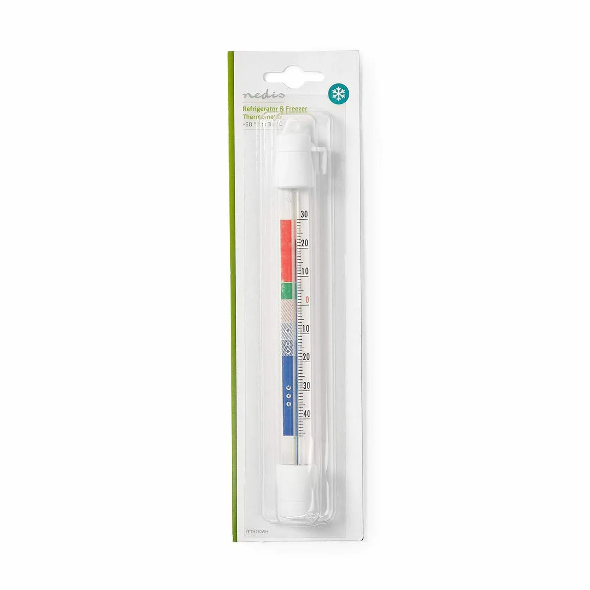 Nedis Thermomètre analogique pour congélateur et réfrigérateur