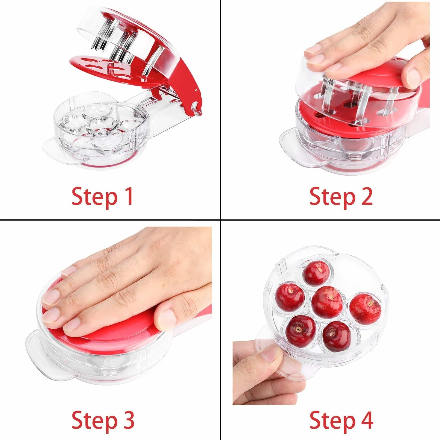 Cherry Pitter 6 Cerises Cherry Seeder Stoner Seed Remover