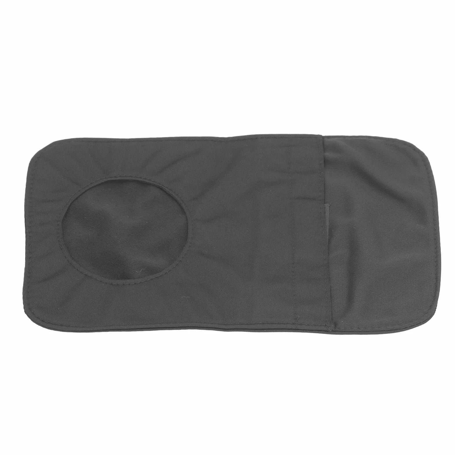 Housse de sac de colostomie noire en coton respirante lavable ajustement universel