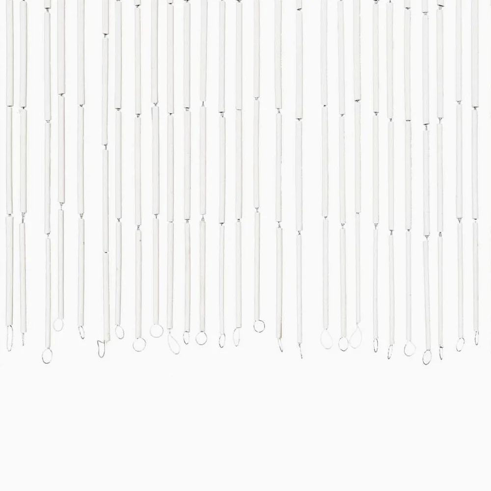 Leasha Rideaux de Porte Bambou, Rideau Décoration Anti Mouches Séparation de Pièce Bambou 90x200 cm