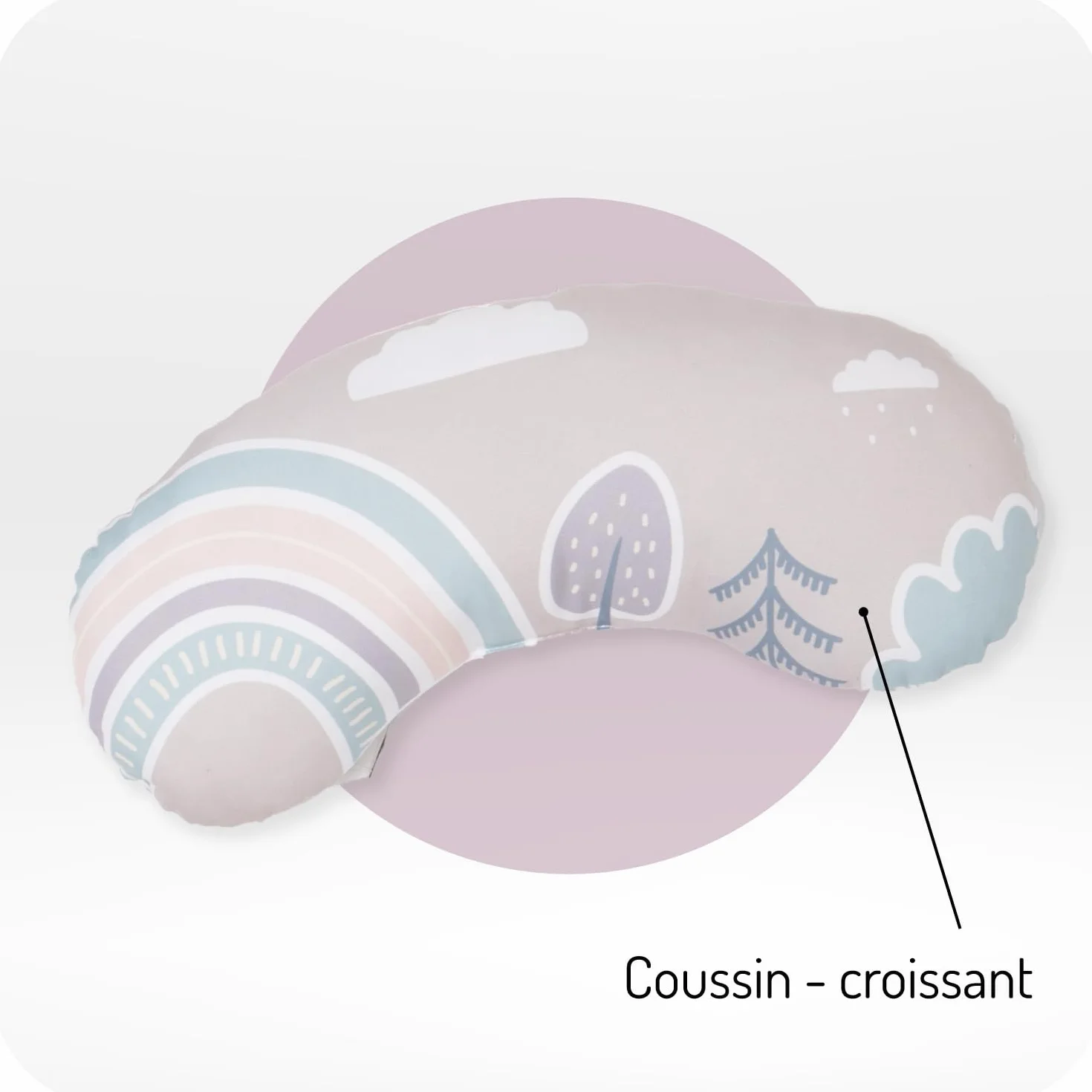 Arche de jeu MoMi PASTEL 3 en 1 avec tapis rampant, bain de balles, 5 jouets, 20 balles