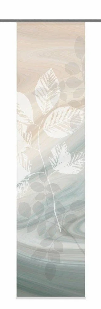 Home Fashion 87667-753 Toupillon Panneau Japonais Polyester Vert/Brun 245 x 60 cm