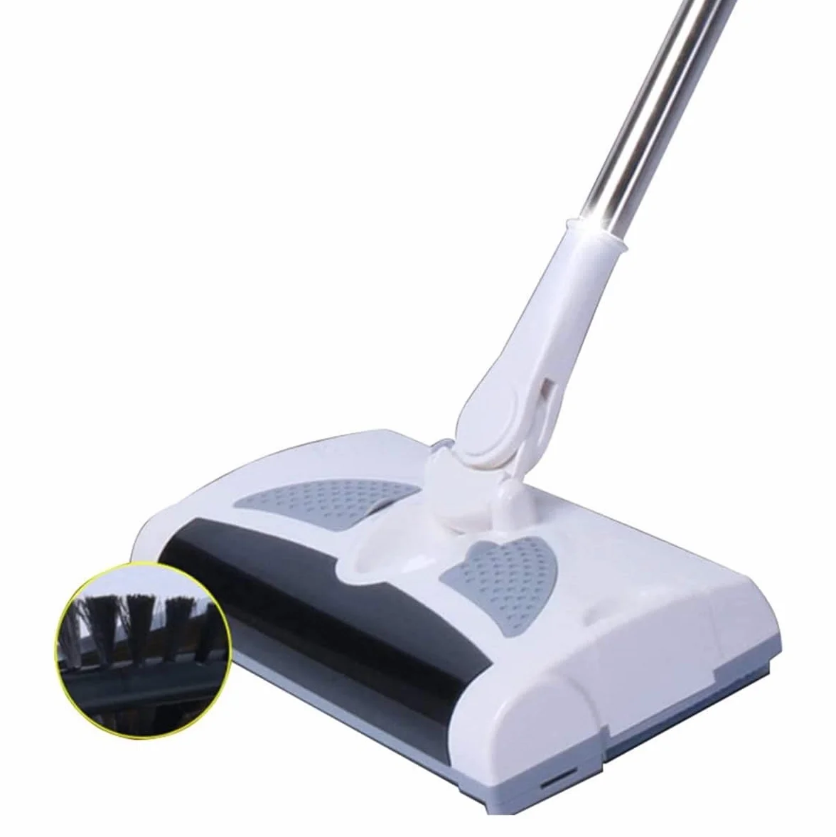 Balayeuse sans fil – Nettoyeur manuel léger pour sols et tapis avec ramassage de haut niveau pour un nettoyage sans effort