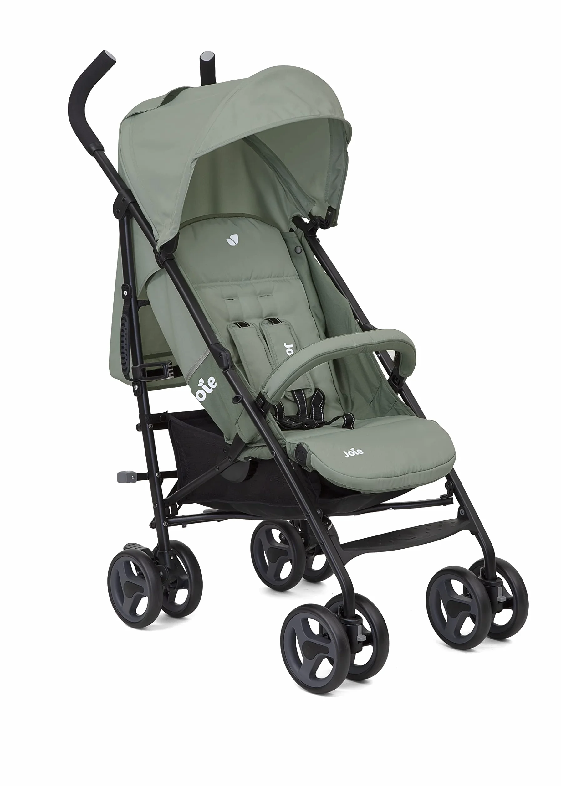 Joie Nitro LX Poussette Canne Légère Compacte 7,7 kg Pliable Voyage Dossier Inclinable Allongée Suspension Intégrale Vert Laurier