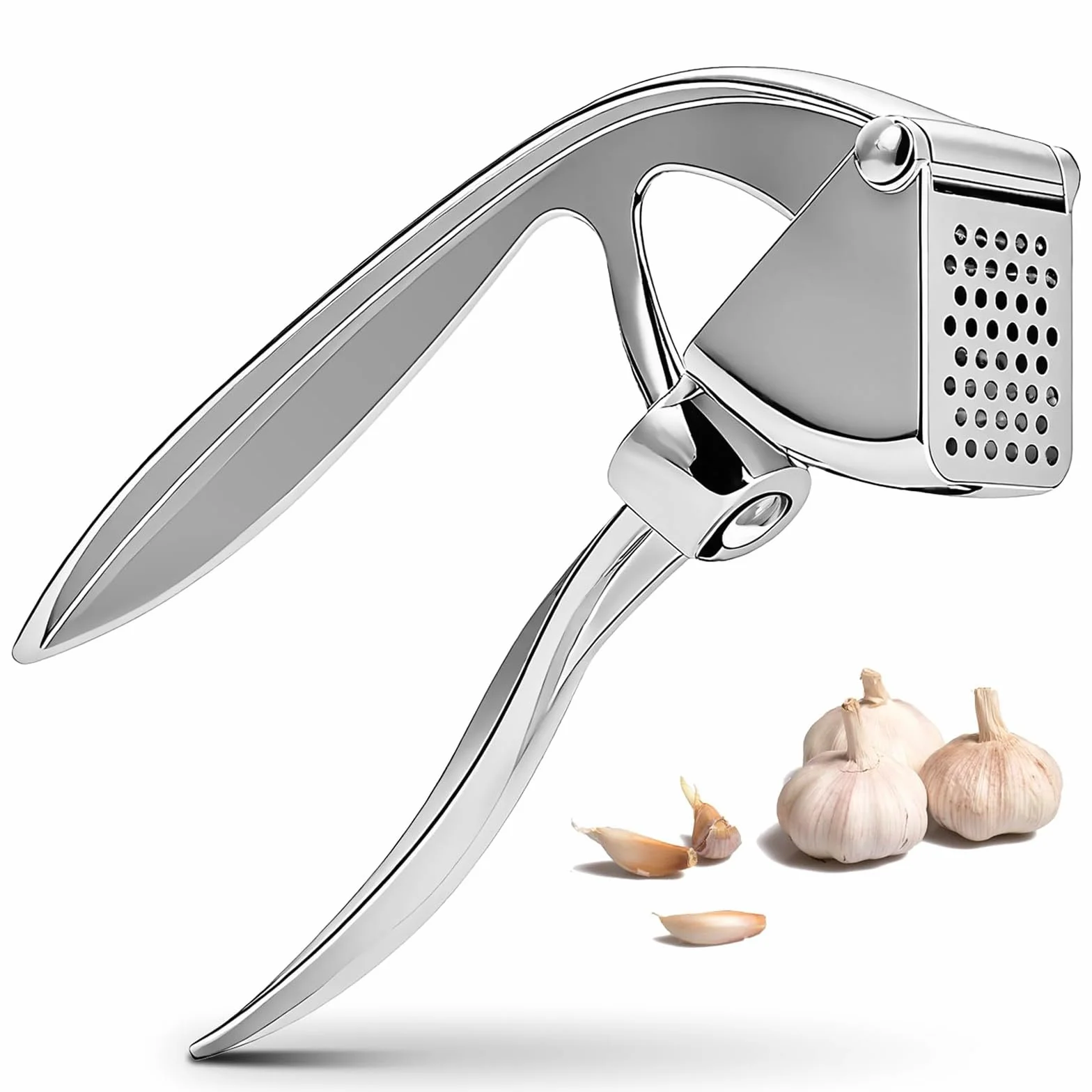 Presse-ail inoxydable résistant au lave-vaisselle pour cuisine
