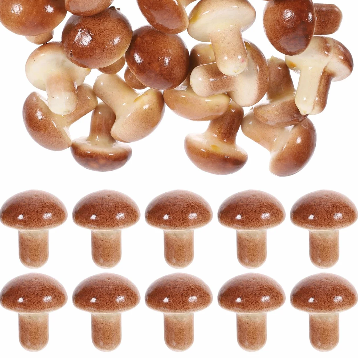 GLEAVI Miniatures Champignons 20 Pièces Décoratifs pour Photo Bureau Enseignement