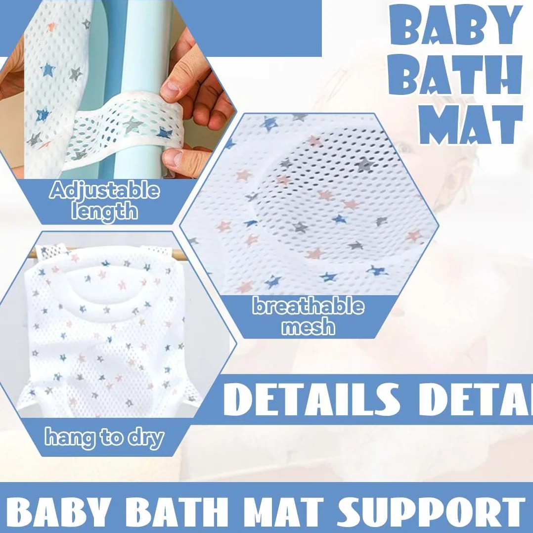 Hamac de Bain pour Bébé Antidérapant Pliable 0-36 Mois