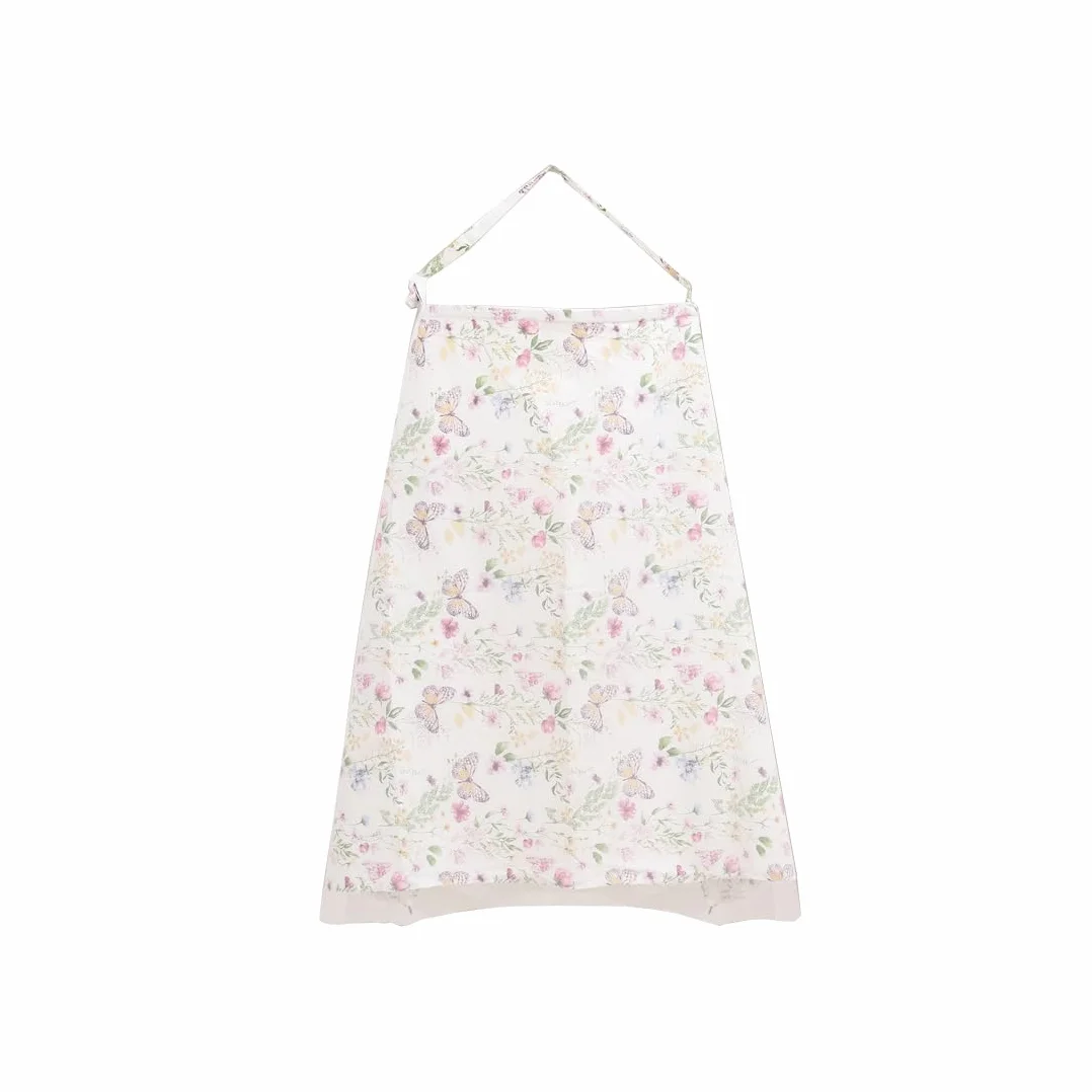 Couverture Allaitement Bébé Douce Respirante Cache Écharpe Ajustable pour Mamans