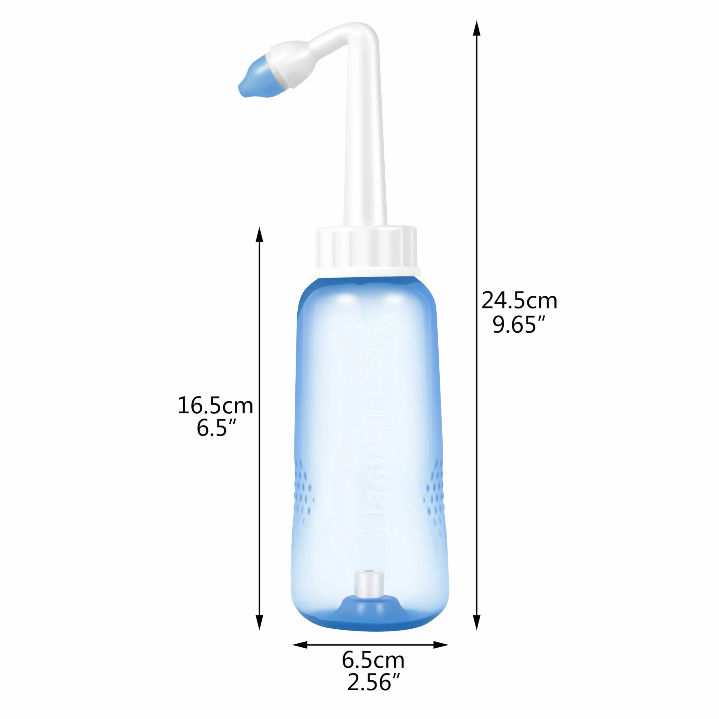 CROING 300ml Bouteille + 40 Sachets Sel Nasal - Kit Lavage de Nez Sinus Rinse Irrigation Nasale