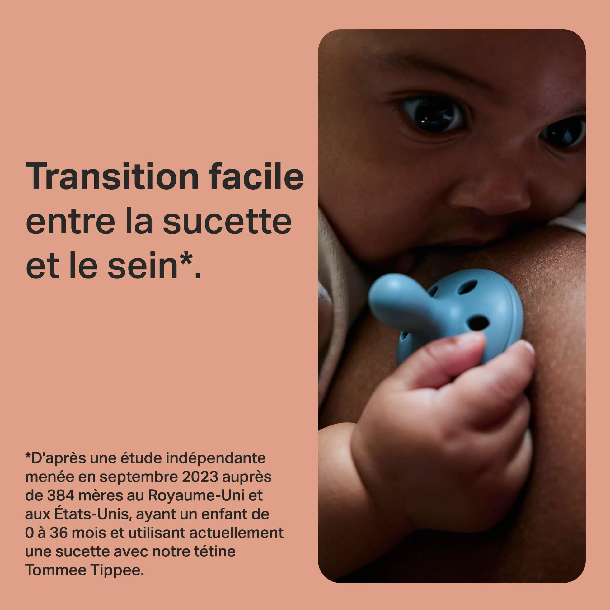 Tommee Tippee Sucette Imitant le Sein 0-6 Mois Lot de 4 Silicone Orthodontique