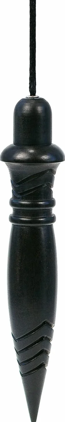Pendule Thot Iroko teinté Noir gravé plombé 22 GR