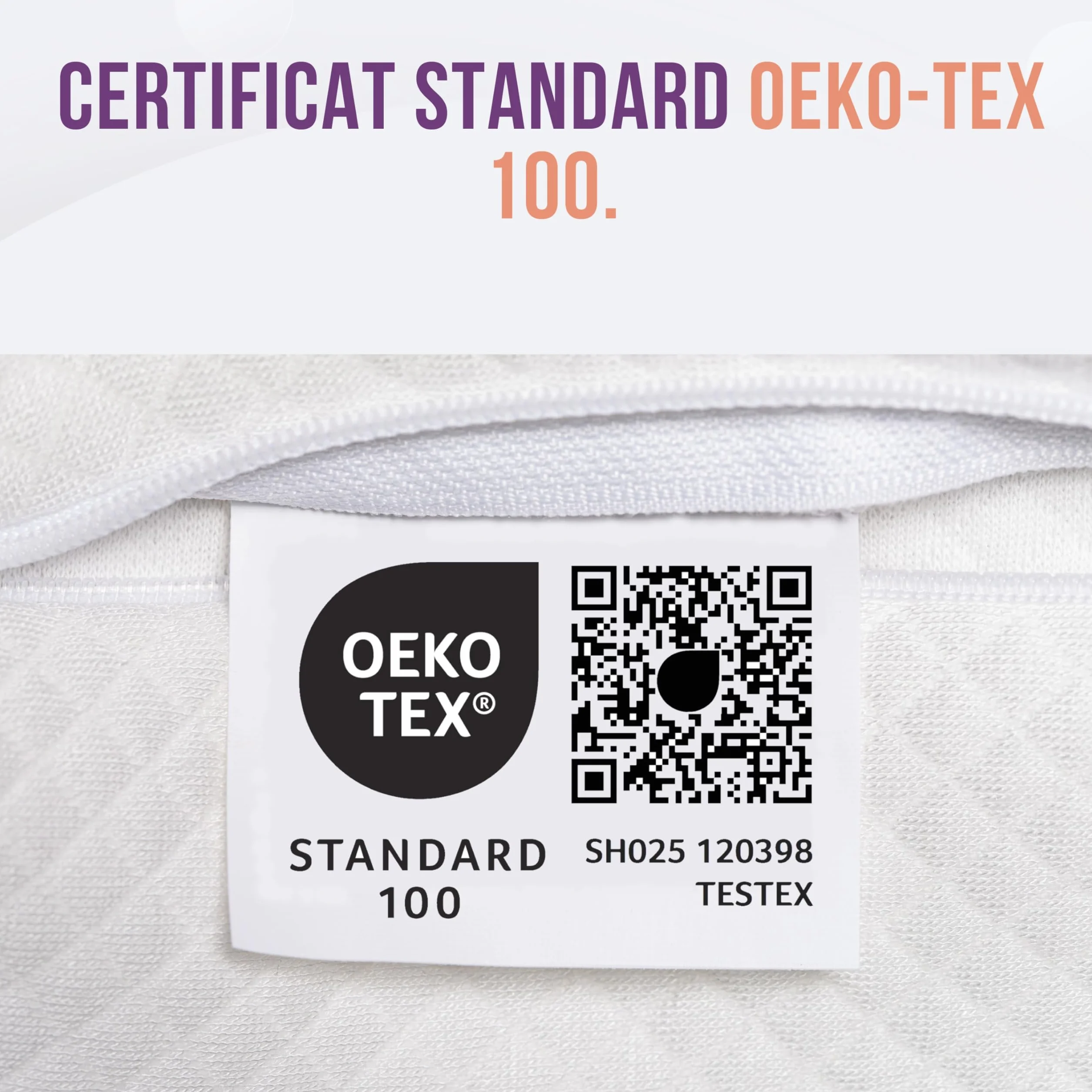 GOYSILA Lot de 2 Oreillers Bébé à Mémoire de Forme 30x20 cm Coussin Enfant Respirant Oeko Tex Coton Hypoallergénique Compatible Chicco Next2Me