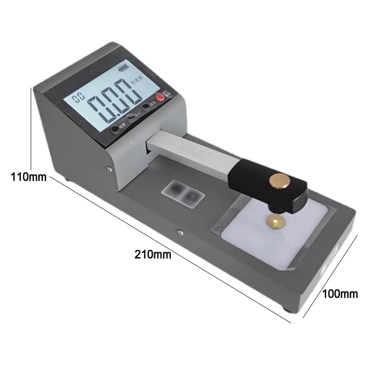 Densimètre Noir Et Blanc, Densitomètre De Transmission, avec Écran LCD, Plage De Mesure 0 À 4,5 D, Ouverture Ф2 Mm, Erreur De Répétition ± 0,01 D pour La Valeur De Densité