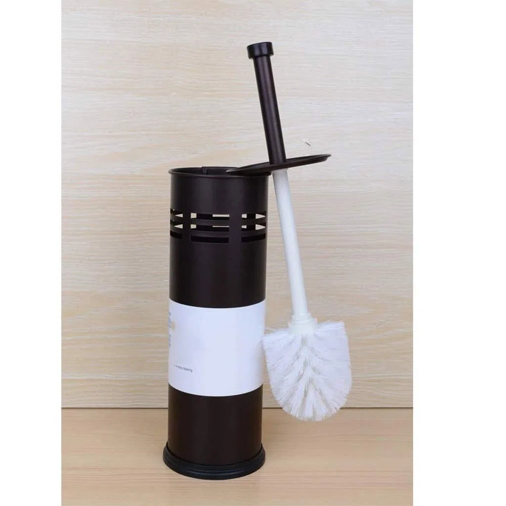 Toilettes Brosse de Toilette en métal Brosse, Convient for Toilettes Grand et Toilettes Porte-Brosse WC Brosse