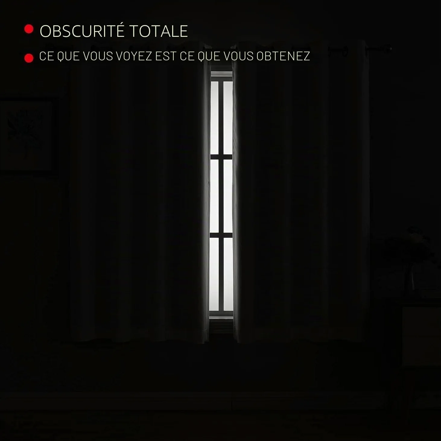 Doublure occultante pour rideaux à œillets - Isolation thermique - 3 couches - Comprend 24 crochets - 167,6 x 228,6 cm