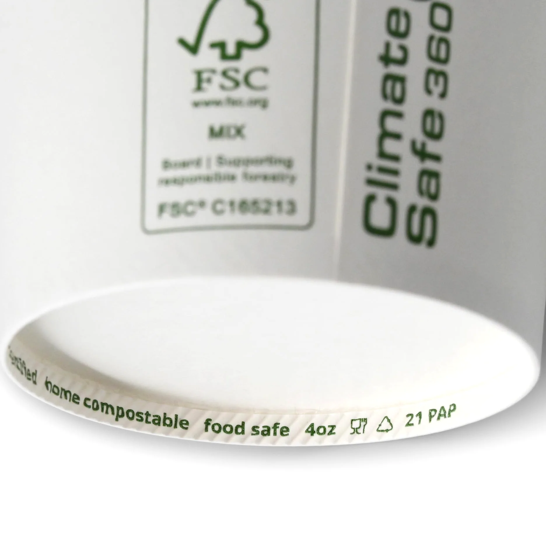 BIOZOYG 1000x gobelet à glace en carton 75 ml blanc - bol jetable sans plastique et recyclable - ramequin dessert bol a emporter