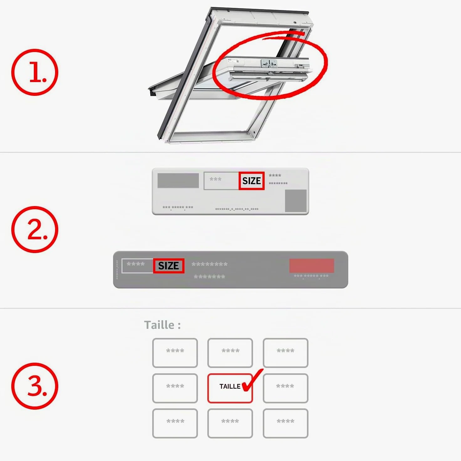 VELUX Store Rideau, CK04, C04, CK02, C02, CK01, C01, Bleu Foncé | Ajustement de la lumière, diffusion du soleil