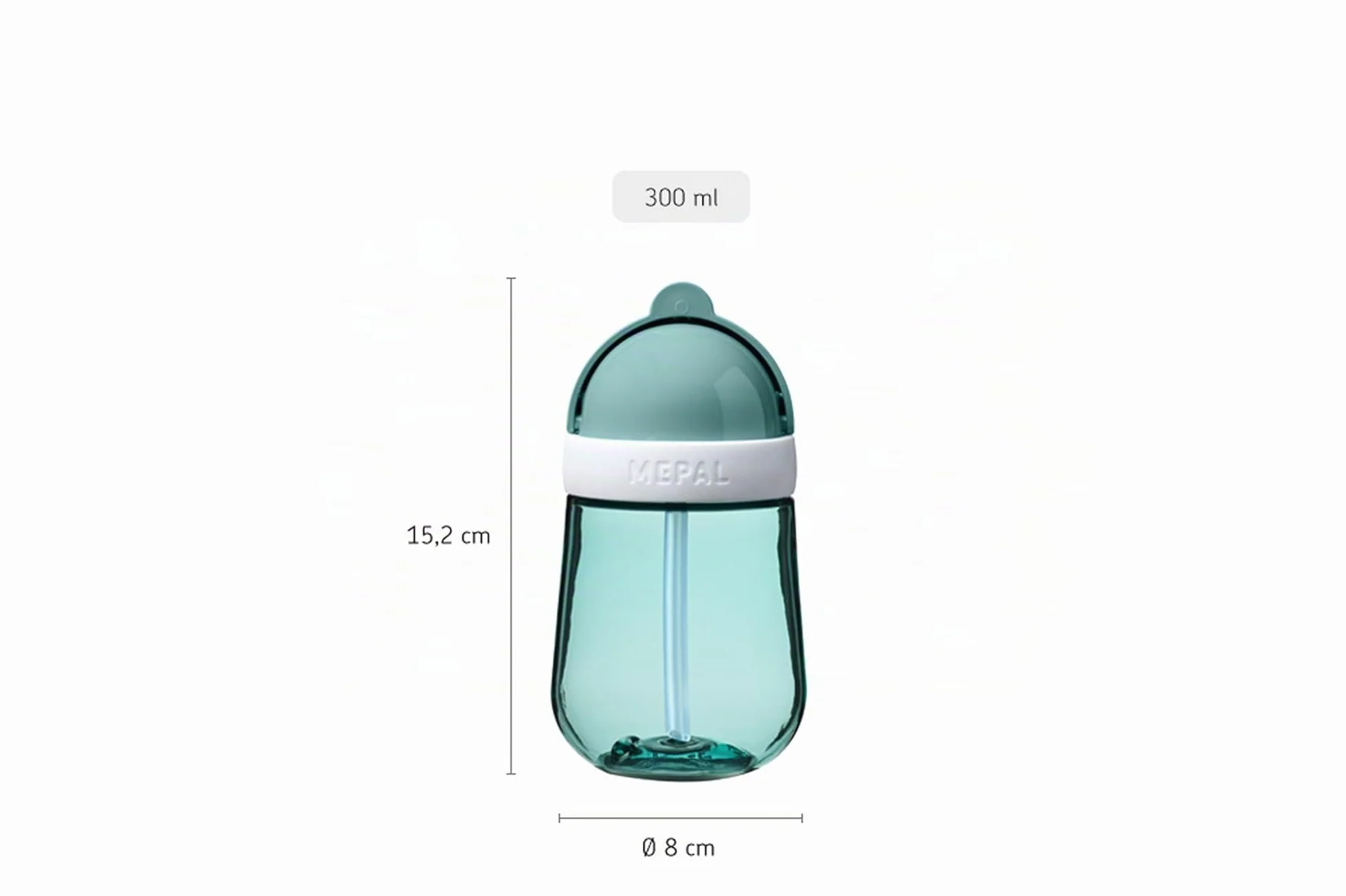 Mepal Gobelet à paille pour bébé Mio 300 ml Biberon tout-petit étanche