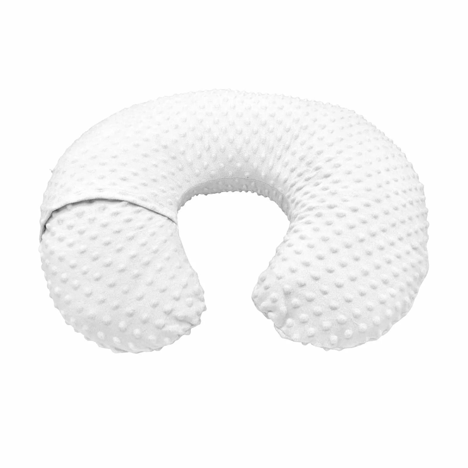 Housse de Coussin d'Allaitement pour Bébé en Forme de U, Nettoyable, Blanc