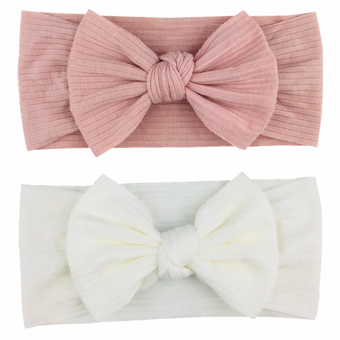 Bandeau Turban Bébé Fille, Stirnbänder Baby Mädchen, Bandeau Nylon Souple Élastique pour Bébé Bambin