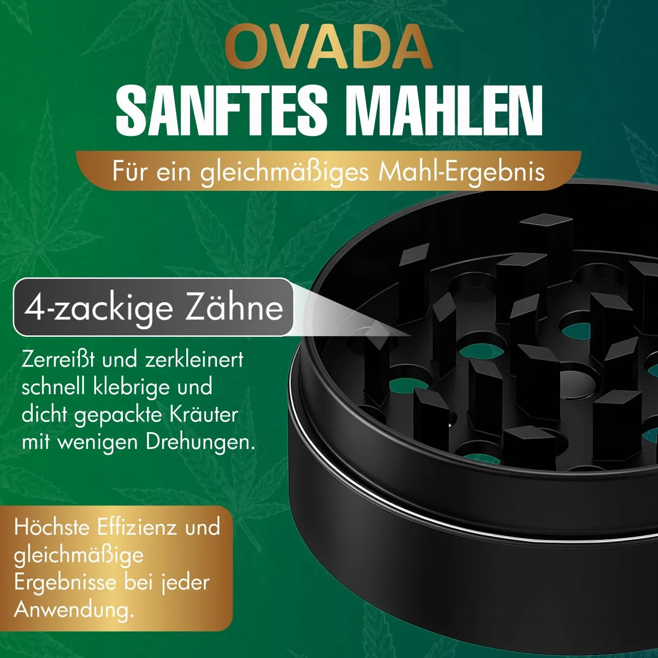 Lot de 4 broyeurs en acier inoxydable 50 mm pour épices et herbes - Noir