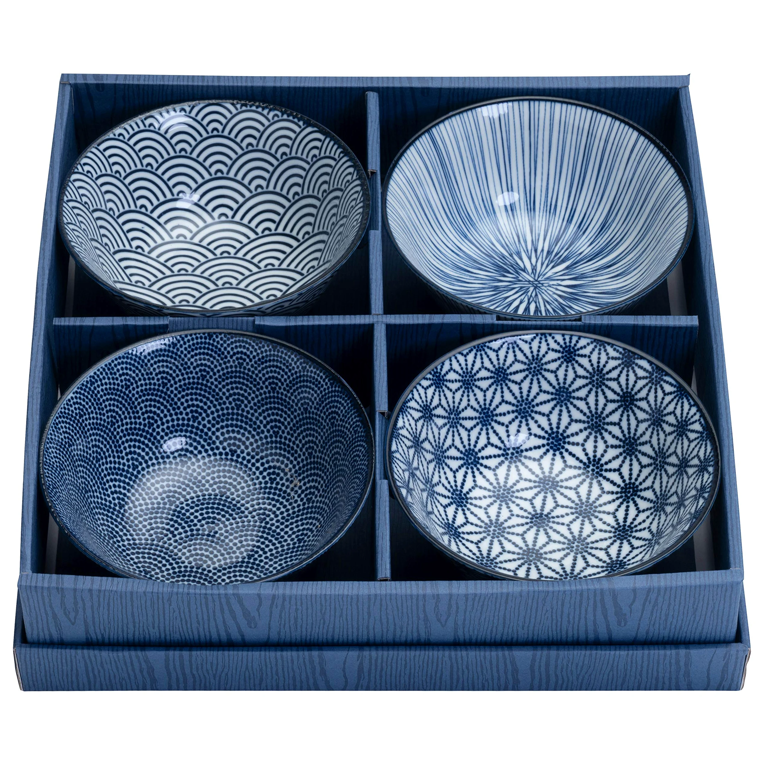 TOKYO design studio Ensemble De Tayo Bols Nippon Blue 15.2x6.7cm