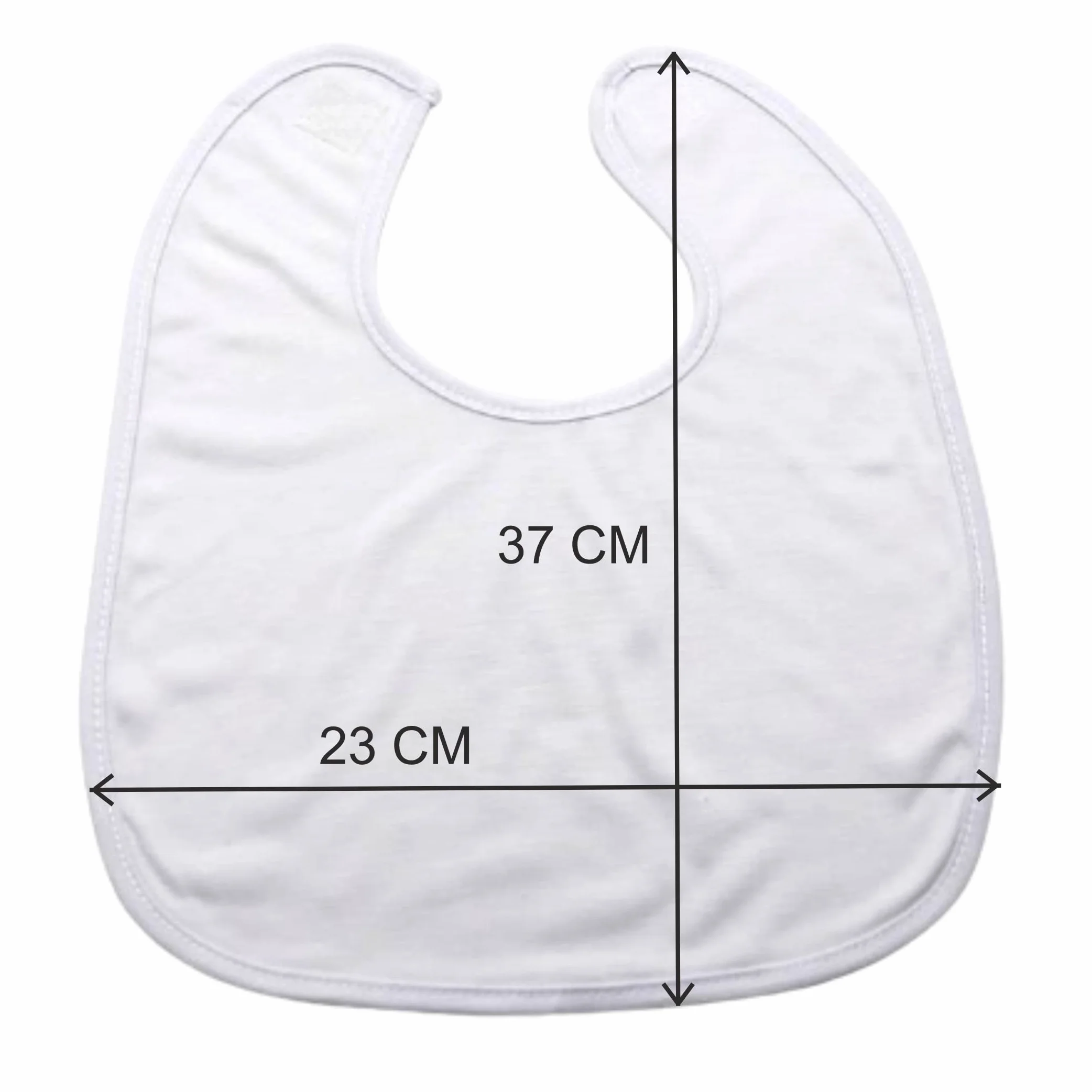 Grand Bavoir Bébé Avec Pochette Cadeau Humour Blanc Taille Unique