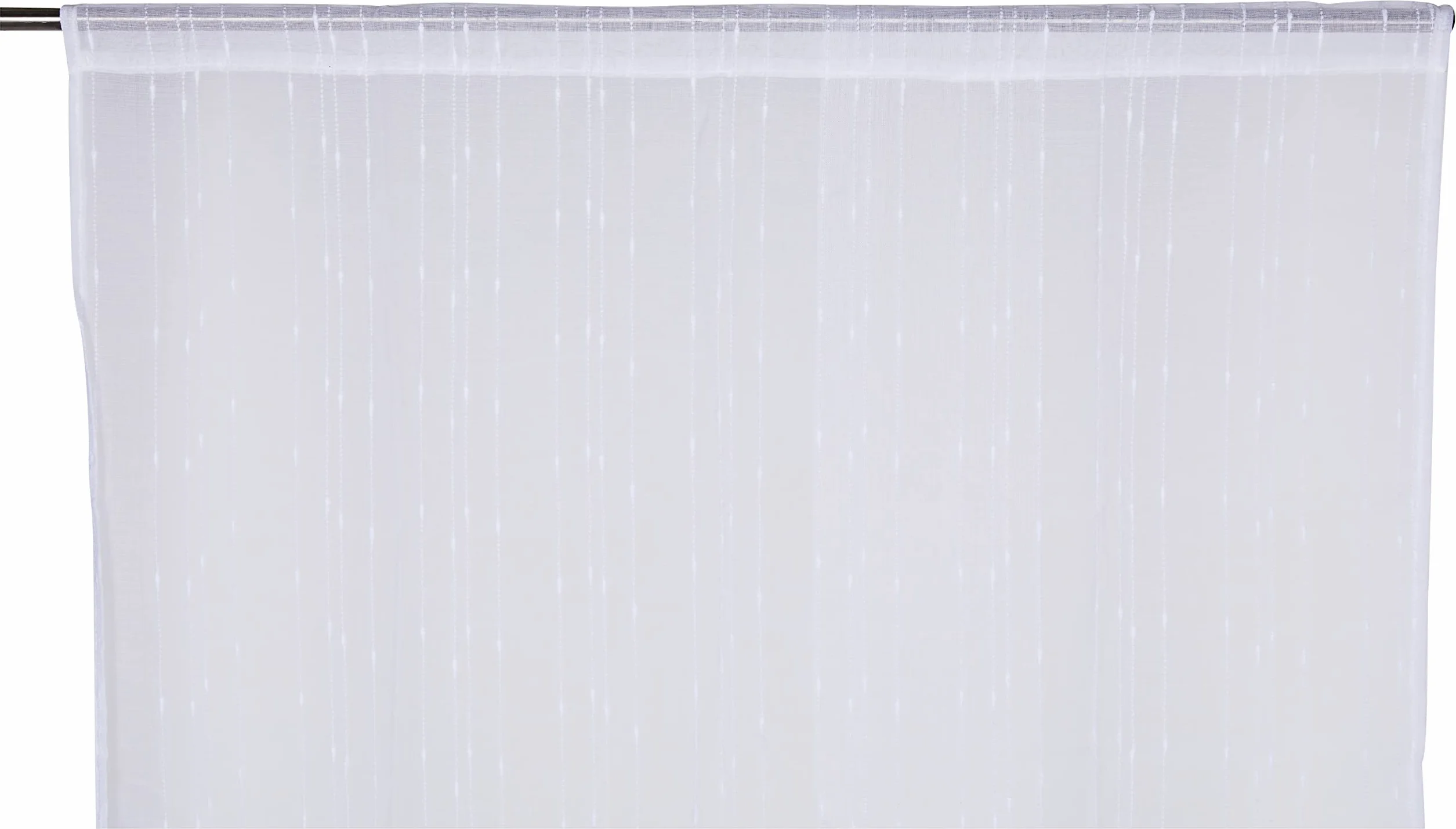 Soleil d'ocre Maelis Brise Bise Polyester Blanc 90x200 cm