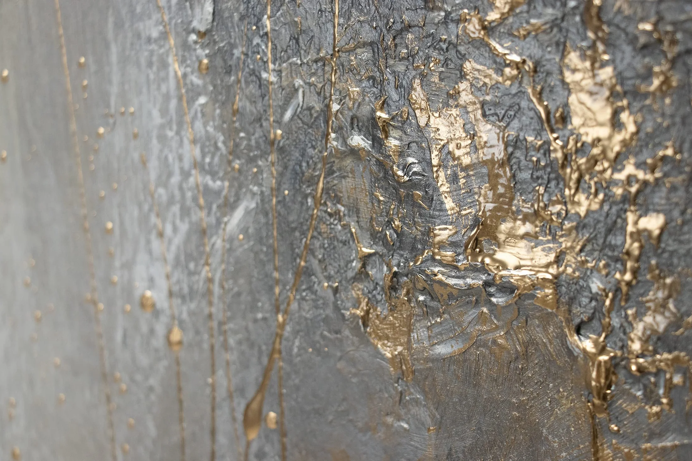 Tableau peinture moderne "Fantasi" 100×100cm Art mural peint à la main décoration intérieure