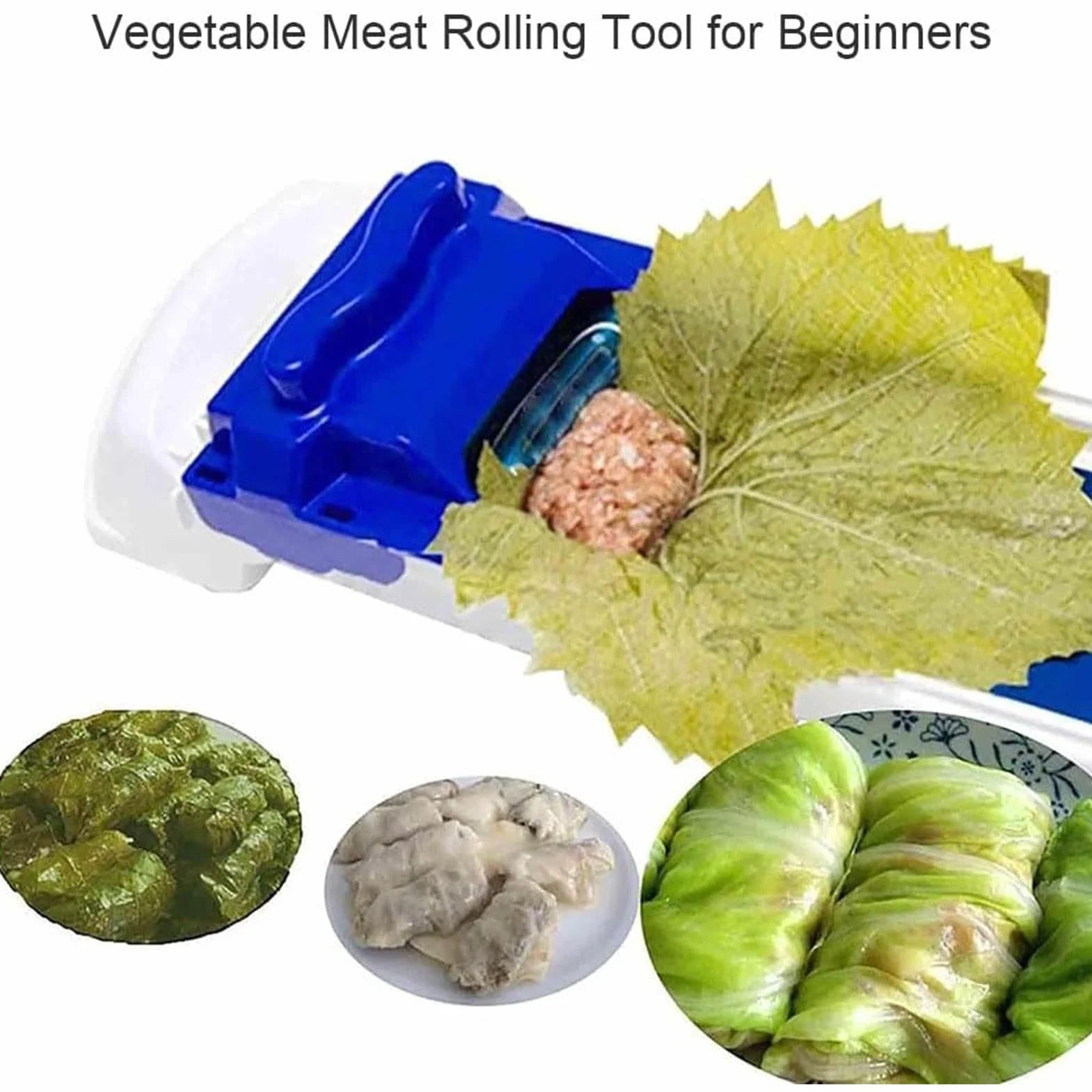 Machine à Rouler la Viande et Légumes, Rouleau à Feuilles de Raisin Domestique