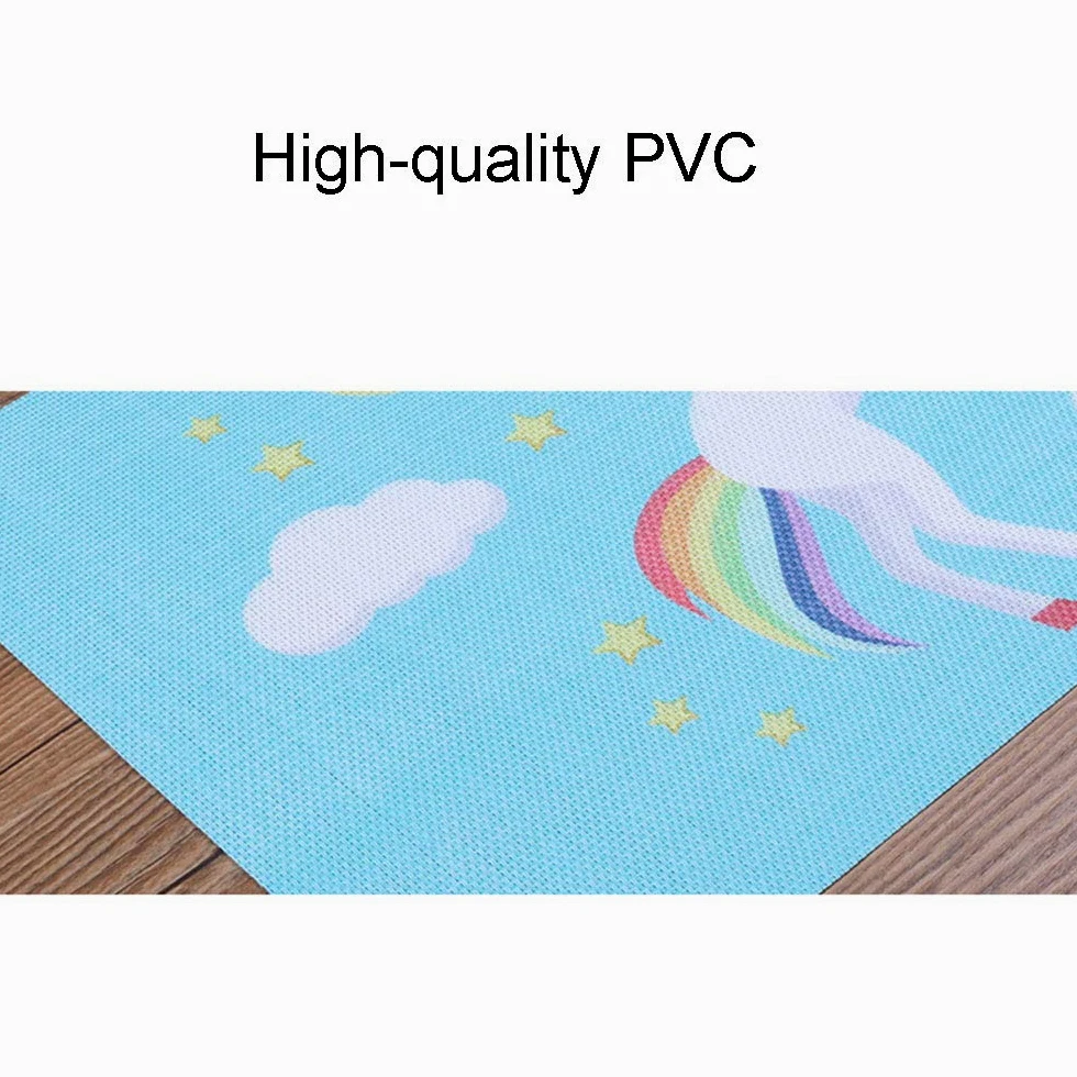 Lot de 4 Set de Table en PVC - Lavables, Antidérapants, Faciles à Nettoyer, pour hôtels, Restaurants, Restaurants - 45 x 30 cm
