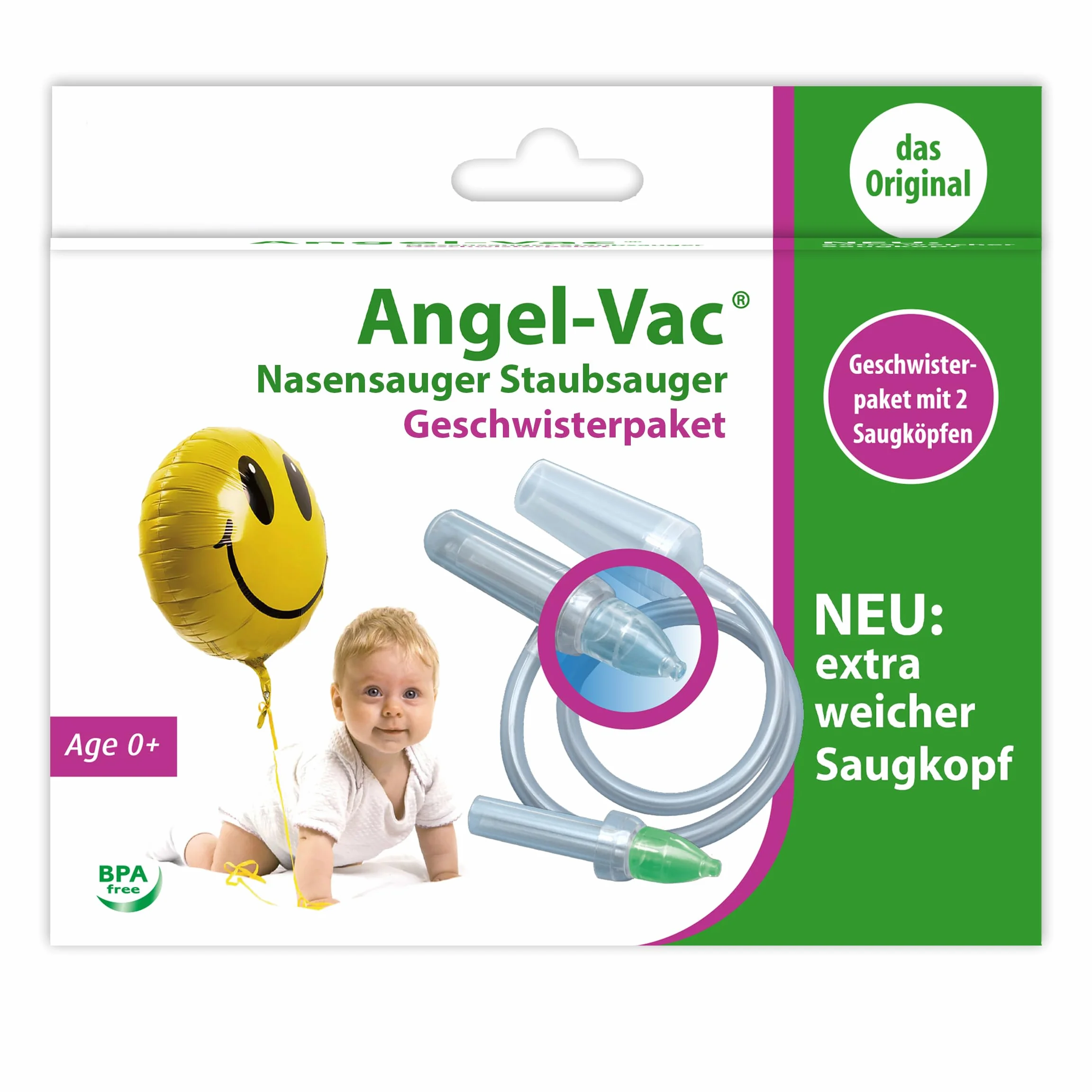 Angel-Vac Mouche-bébé Deux embouts
