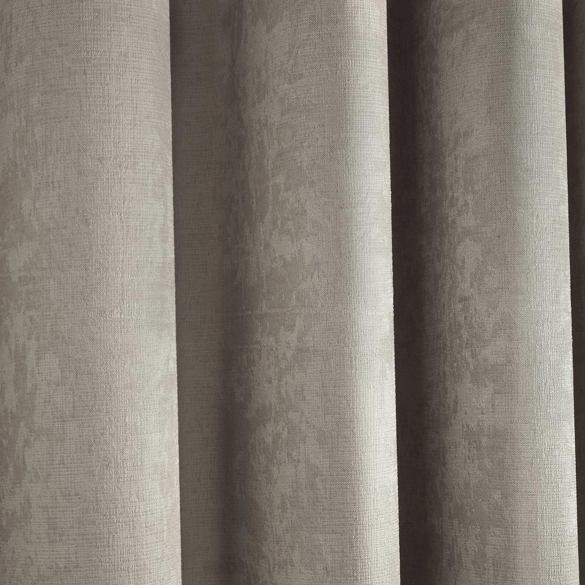 Fusion - Strata – Paire de Rideaux Occultants à œillets, 90" Width x 72" Drop (229 x 183cm), naturel