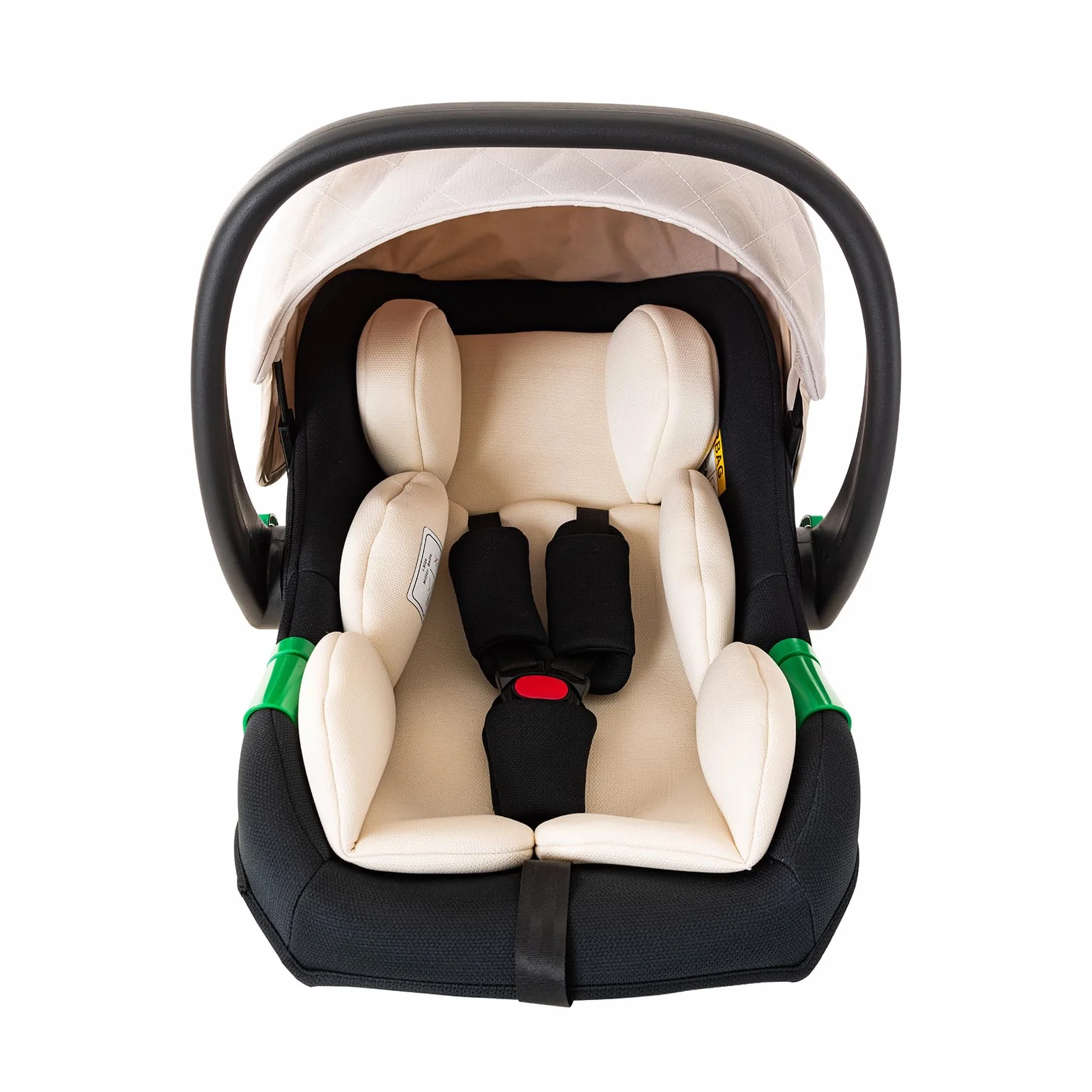 Poussette 3 en 1 Citadine Combinée Tricycle Baby Walker Haute Paysage Landau pour 0-36 Mois Pliante Trolley Bébé H2-RICEWHITE